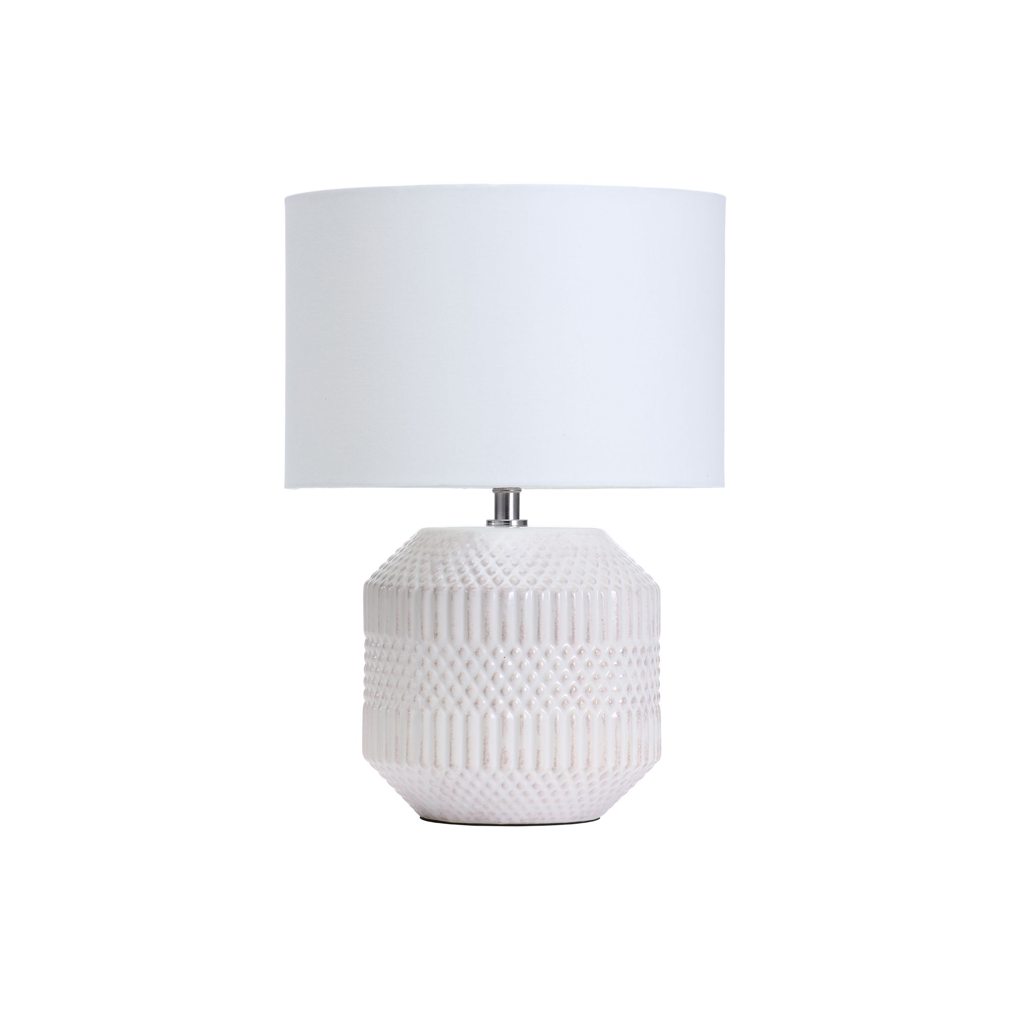 Inlight Eupheme Ceramic White Table light | Departments | DIY at B&Q