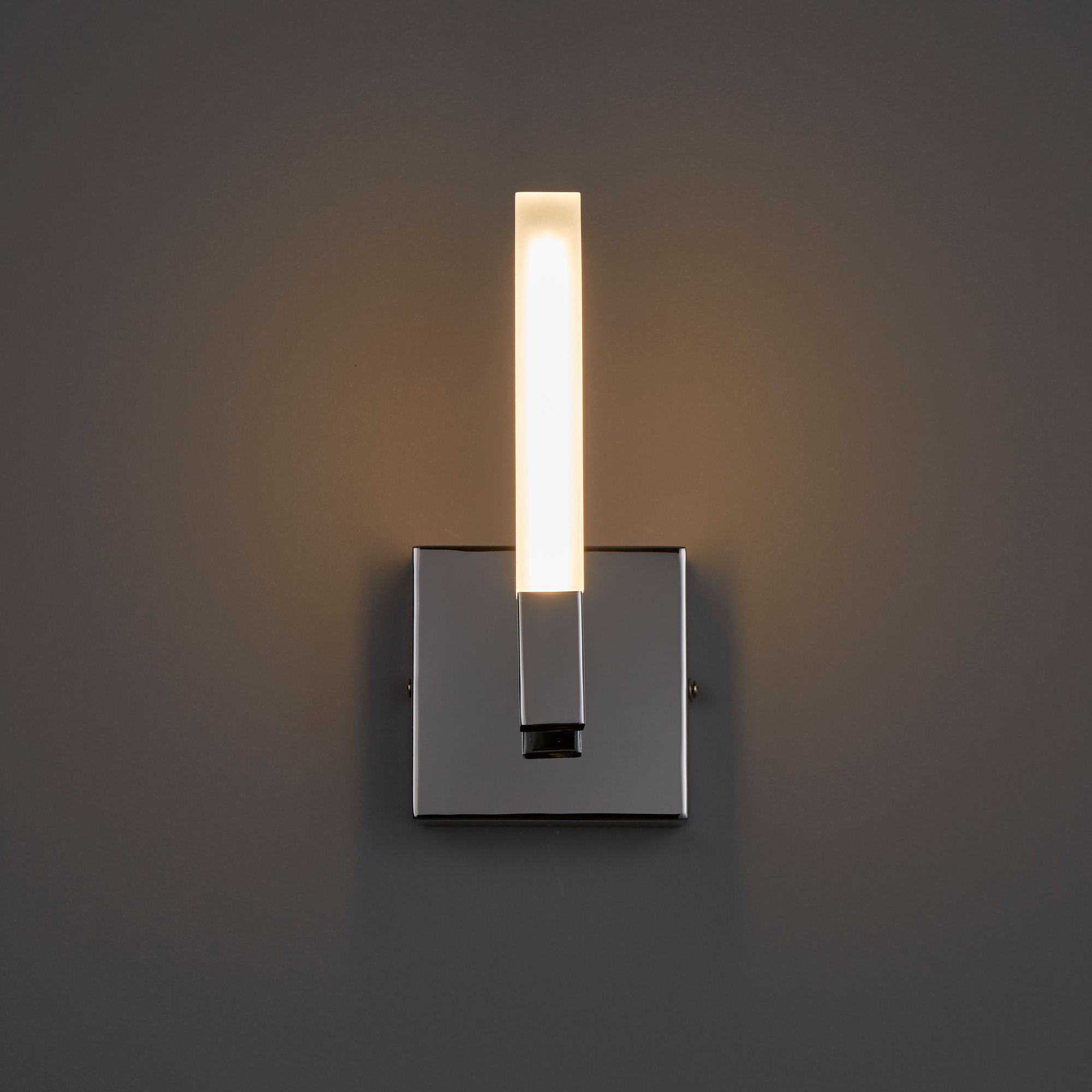 Paroo Clear Chrome Effect LED Bathroom Wall Light | Departments | DIY ...