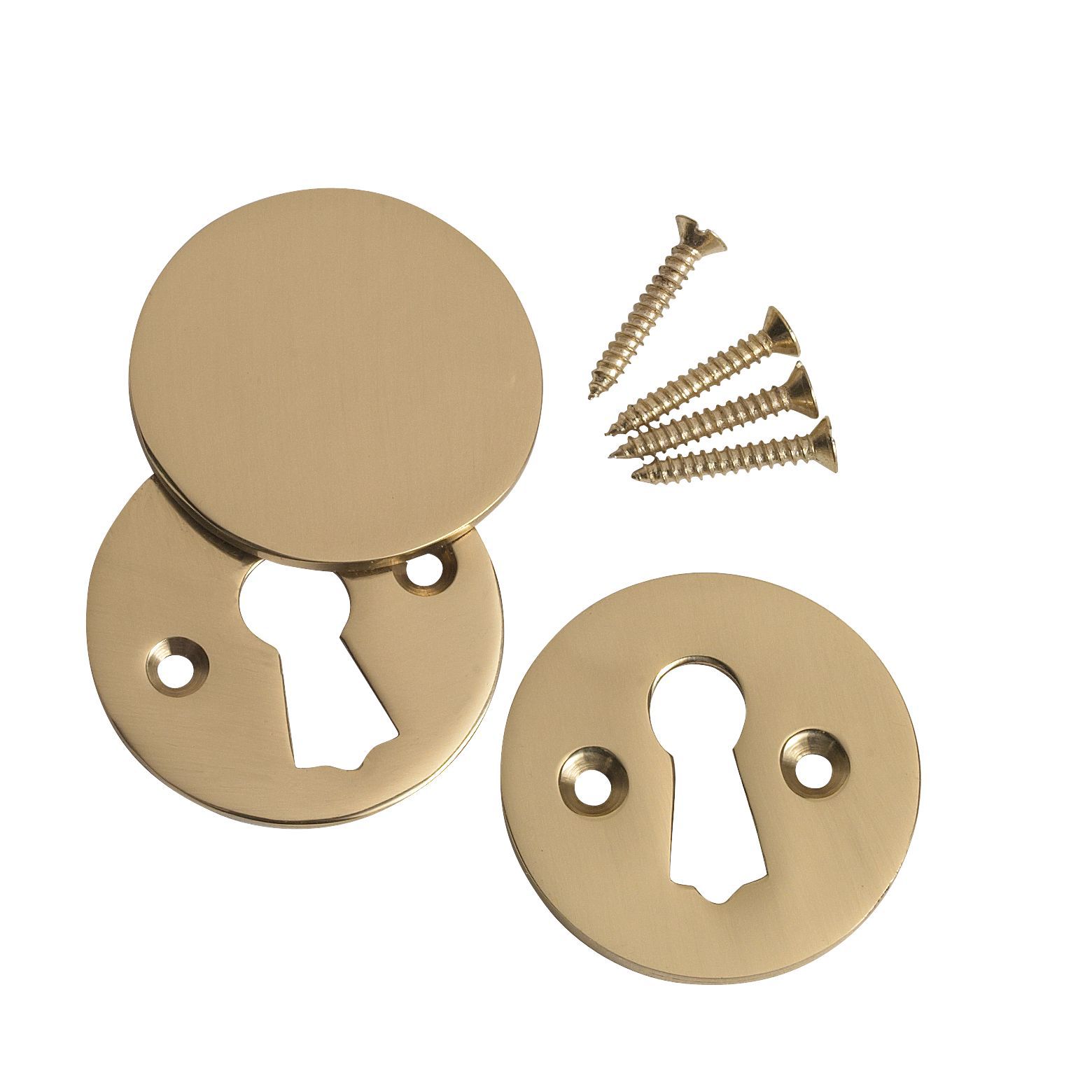 Brass Escutcheon Departments DIY at B&Q