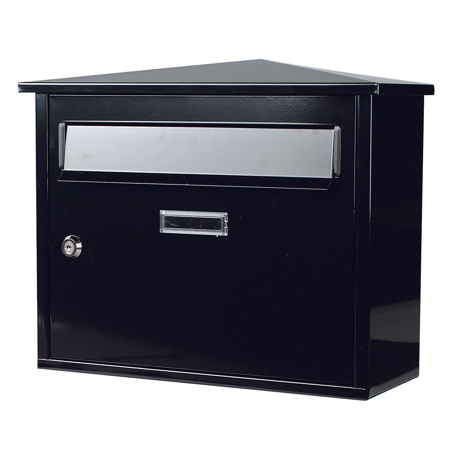 The House Nameplate Company Black Letterbox (H)330mm (W)400mm ...