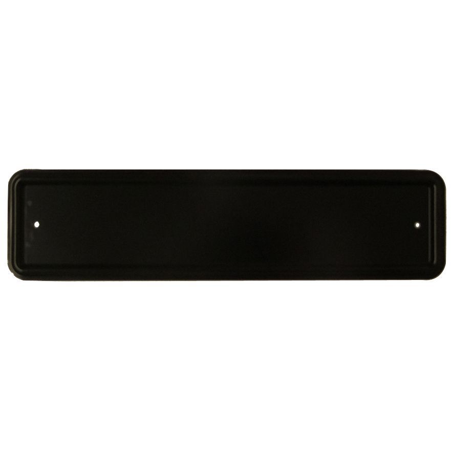 Black Aluminium 80mm Door blank plate | Departments | DIY at B&Q