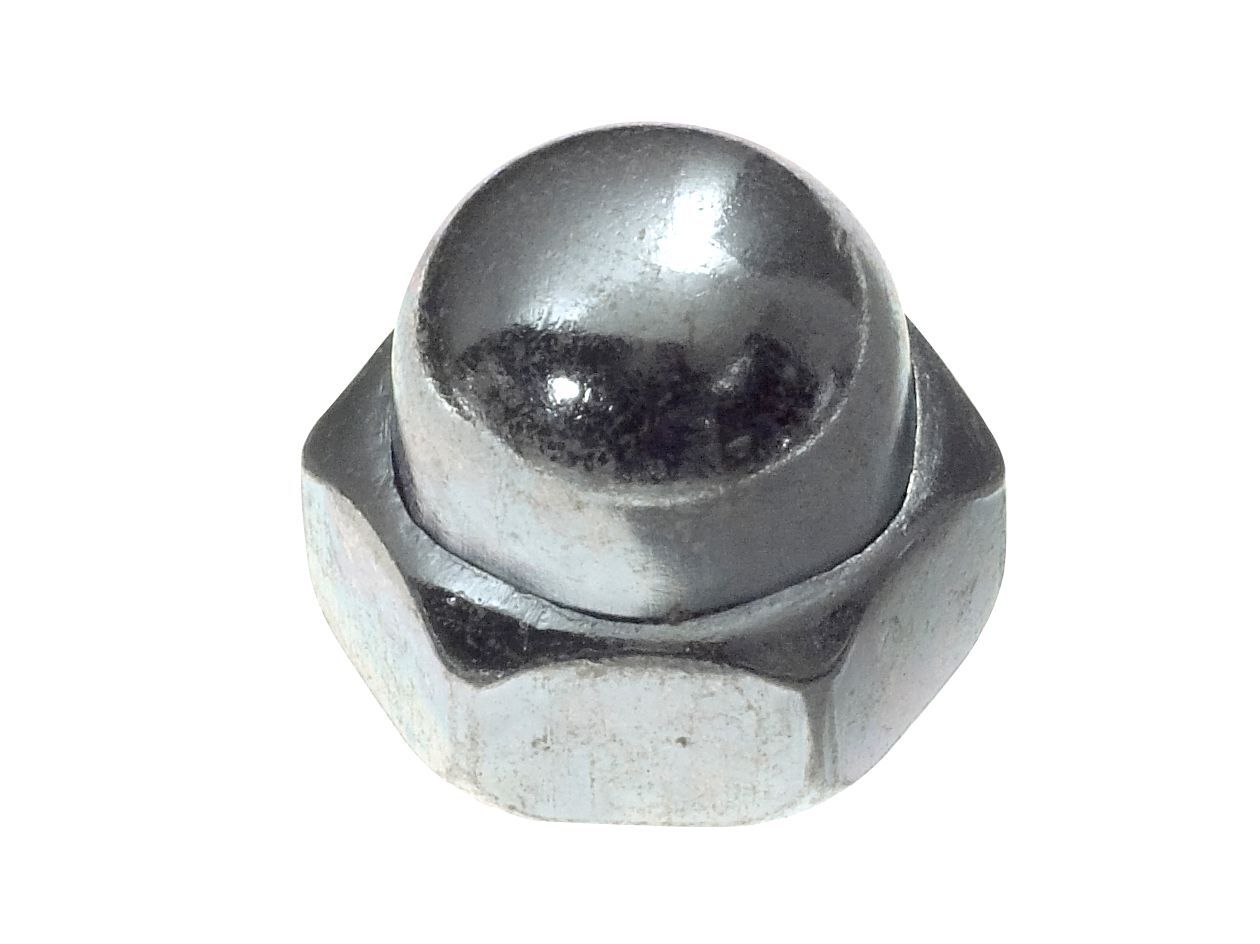 AVF M8 Steel Cap nut, Pack of 10 | Departments | DIY at B&Q