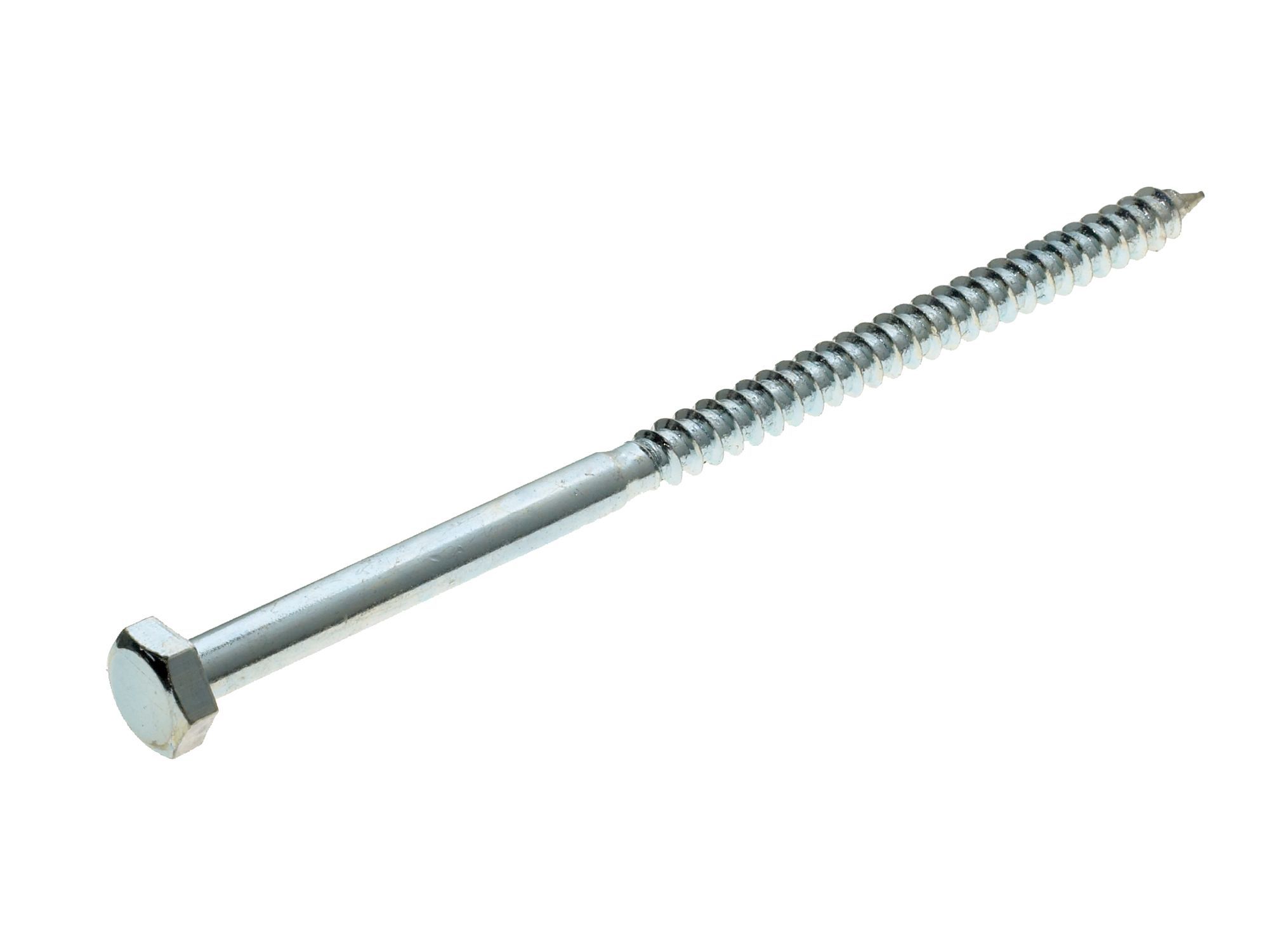 M6 Coach screw (L) 125mm (Dia) 6mm, Pack of 10 Departments DIY at B&Q