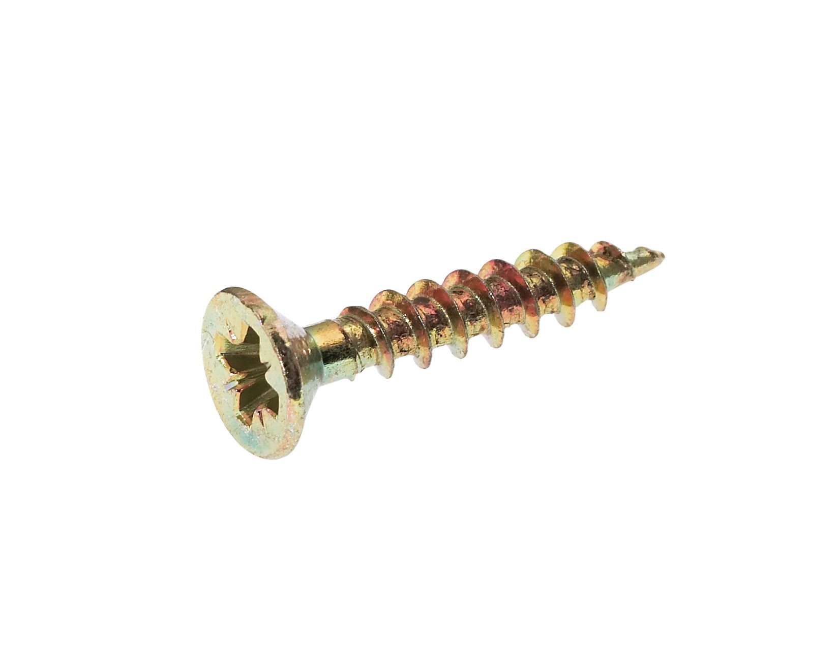 AVF Yellow zincplated Steel Woodscrew (Dia)3.5mm (L)20mm, Pack of 200