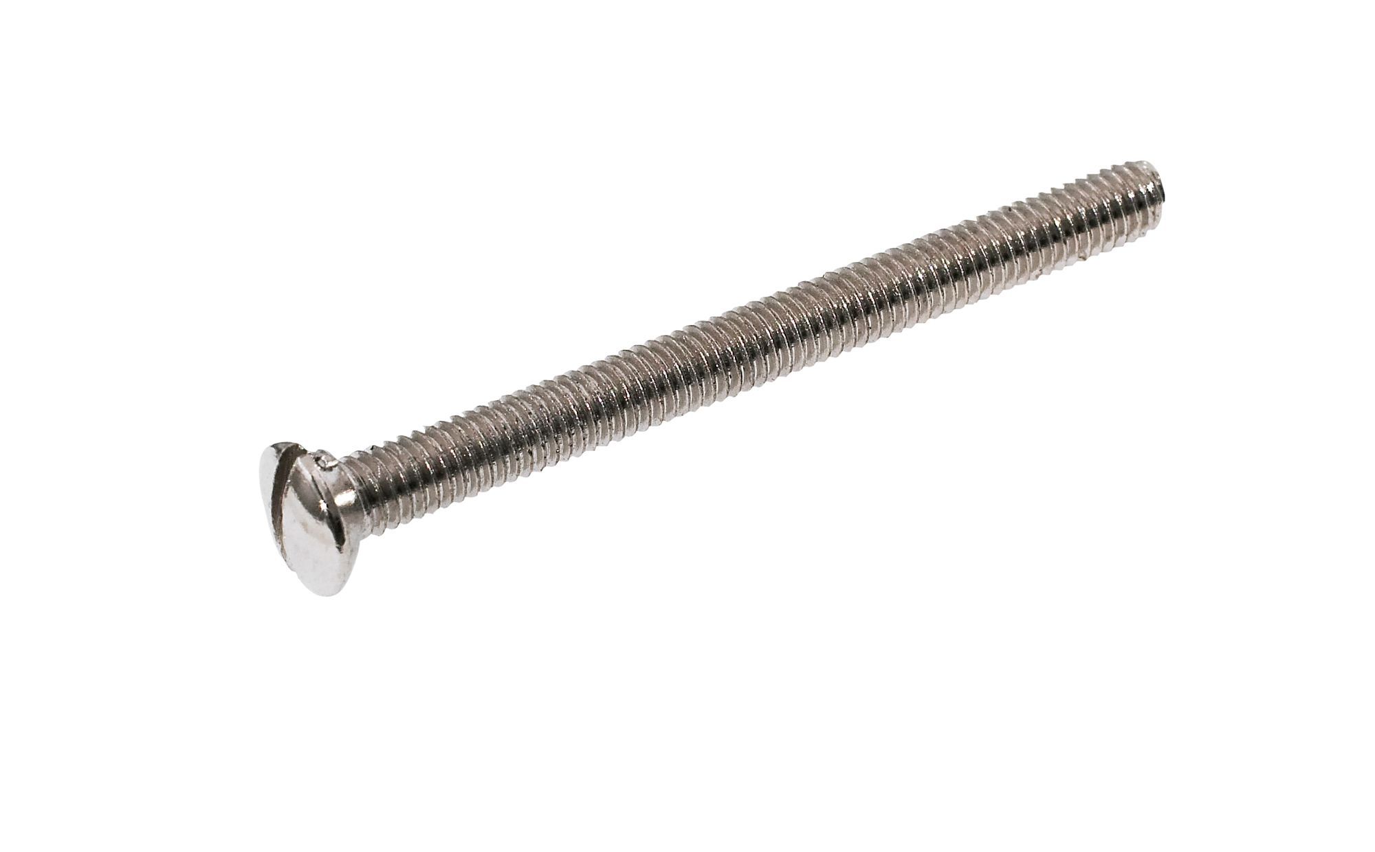 AVF Zinc effect Steel Switch box screw (Dia)3.5mm (L)40mm, Pack of 4