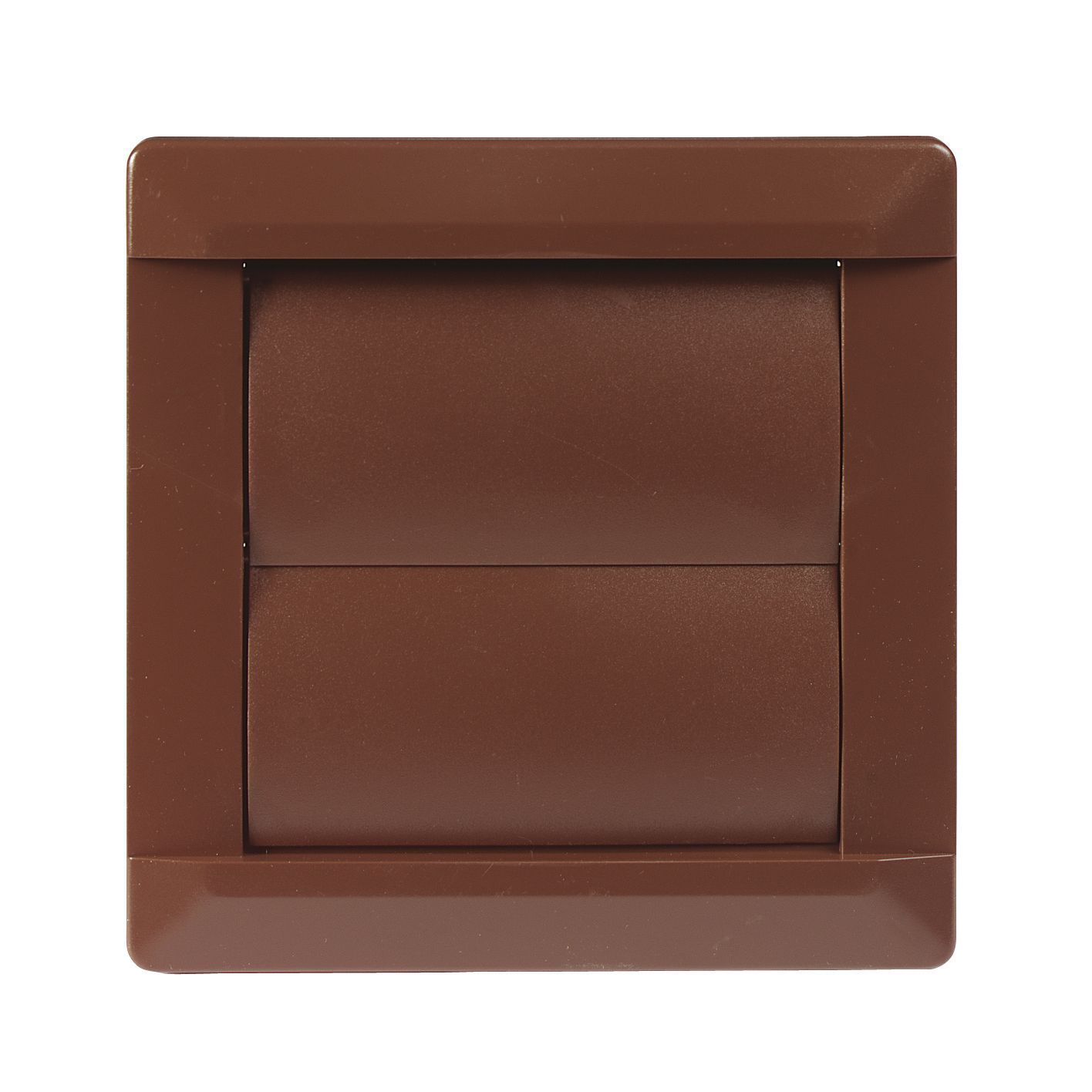 Manrose Brown Square Air Vent And Gravity Flap H110mm W110mm