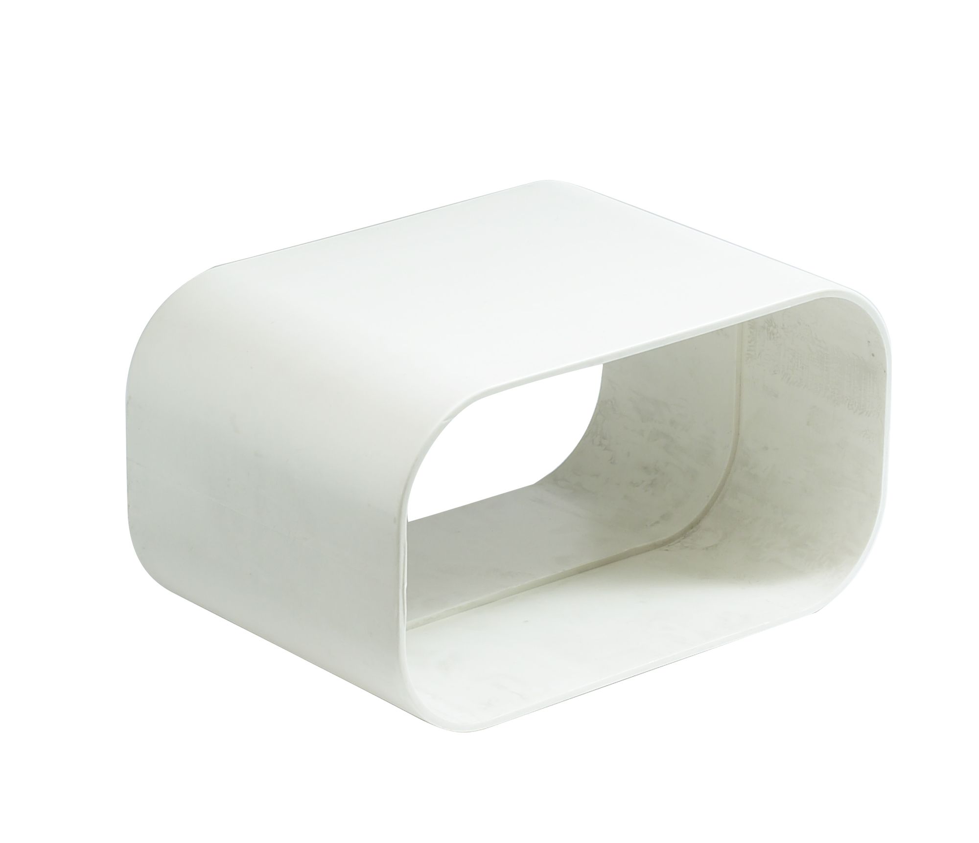 Manrose White Flat channel ducting connector (Dia)125mm (W)150mm ...