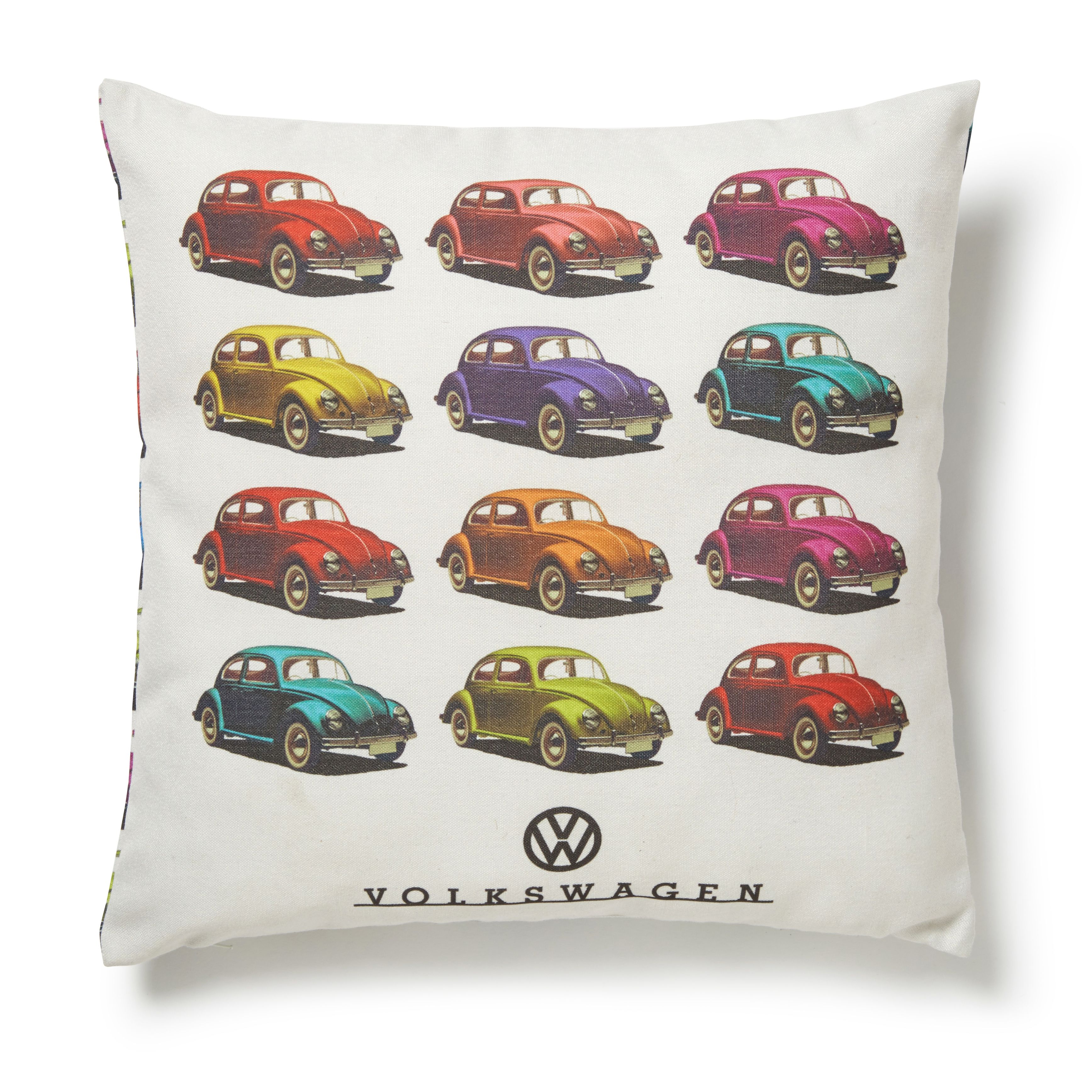 VW Beetle Multicolour Cushion Departments DIY at B&Q