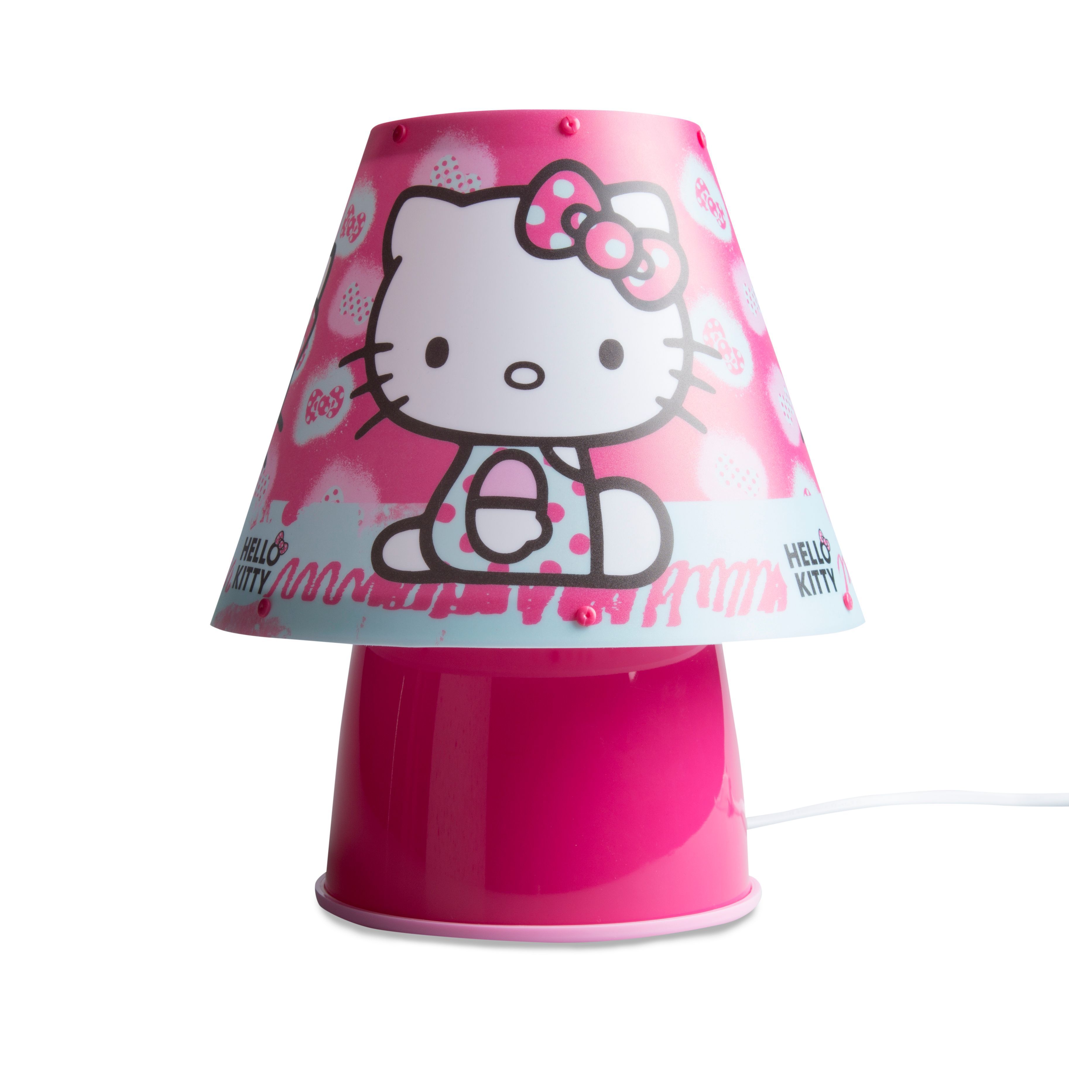 Hello Kitty Hello Kitty Pink Printed Desk Lamp | Departments | DIY at B&Q