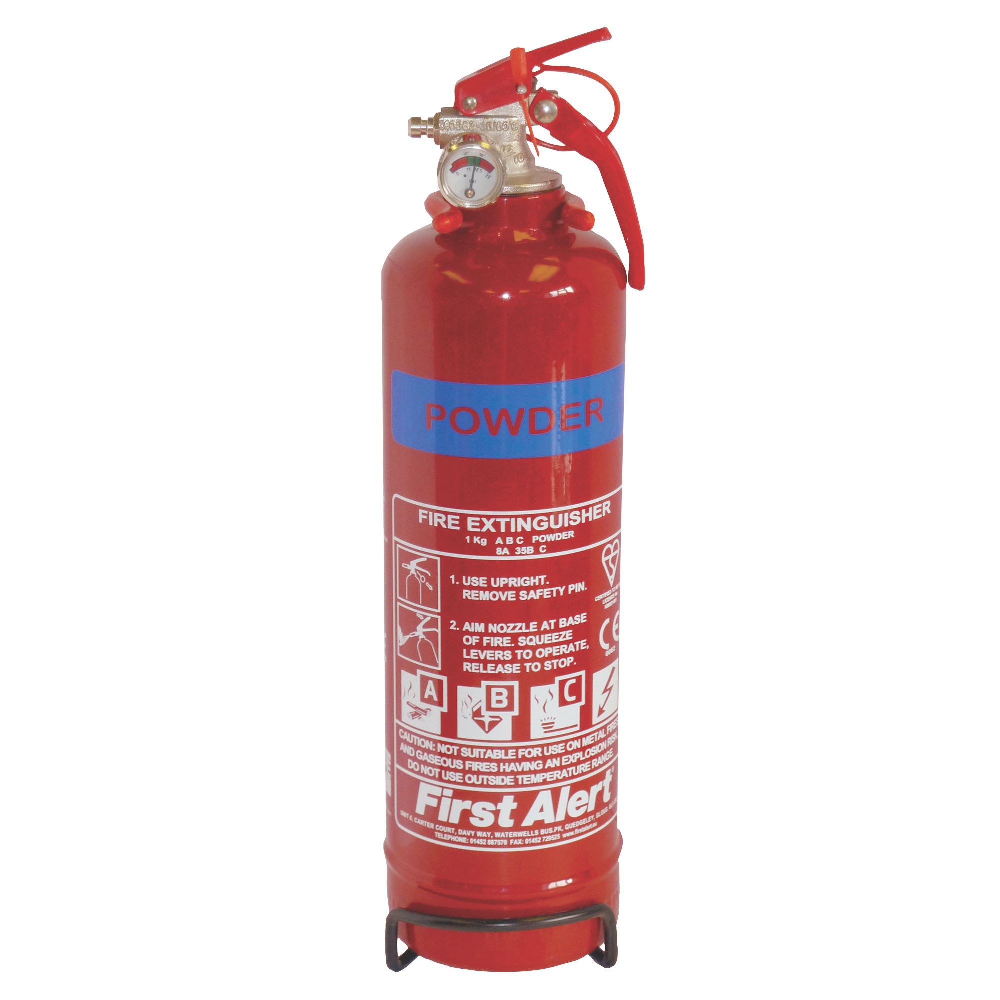 First Alert Powder Fire Extinguisher 1kg Departments