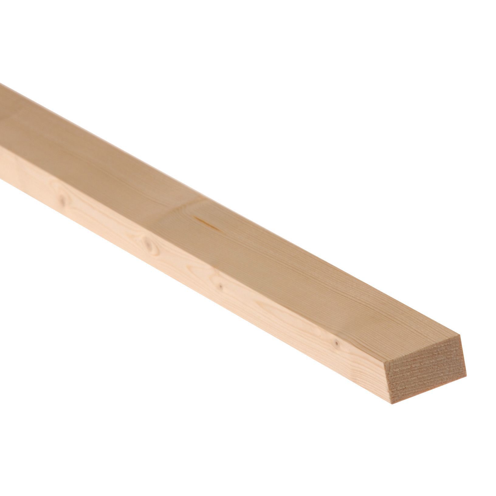 Softwood Smooth Planed Timber (L)1800mm (W)34mm (D)18mm, Pack of 8