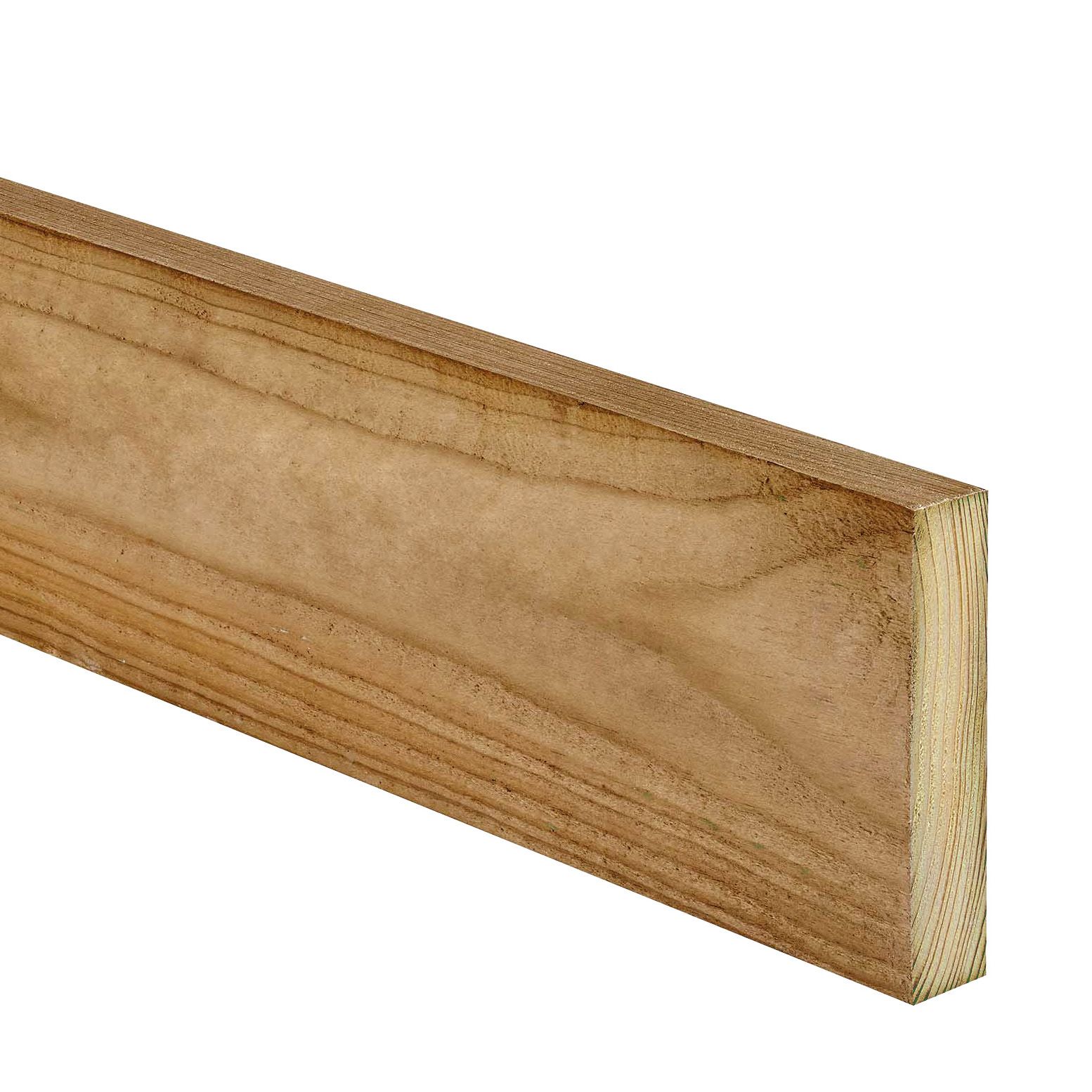 Treated Sawn Timber (T)19mm (W)100mm (L)1800mm | Departments | DIY At B&Q