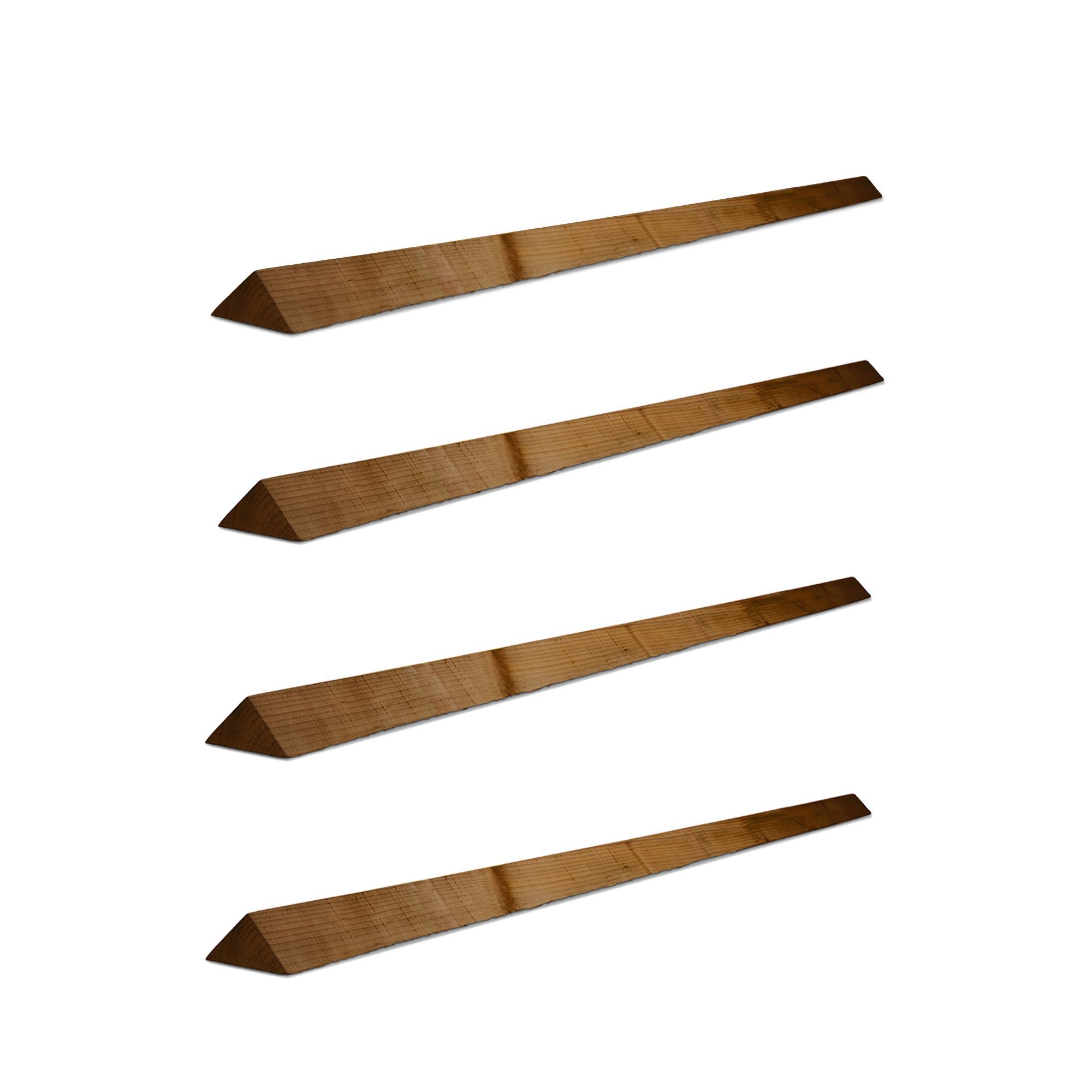 Triangular Arris Rail (H)0.24m(W)0.08m, Pack of 4 Departments TradePoint