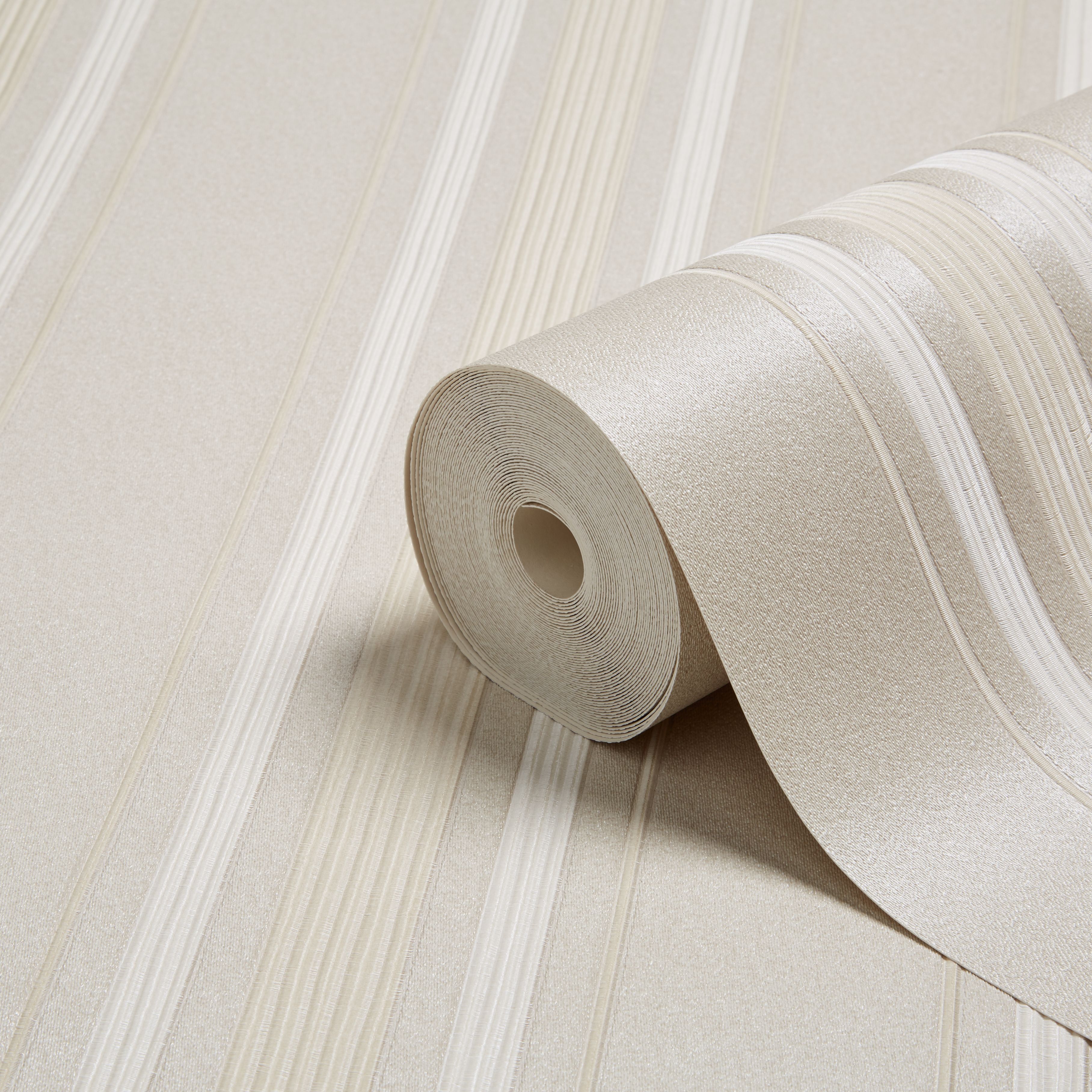 Opus Grazia Dove Stripe Wallpaper Departments DIY at B&Q