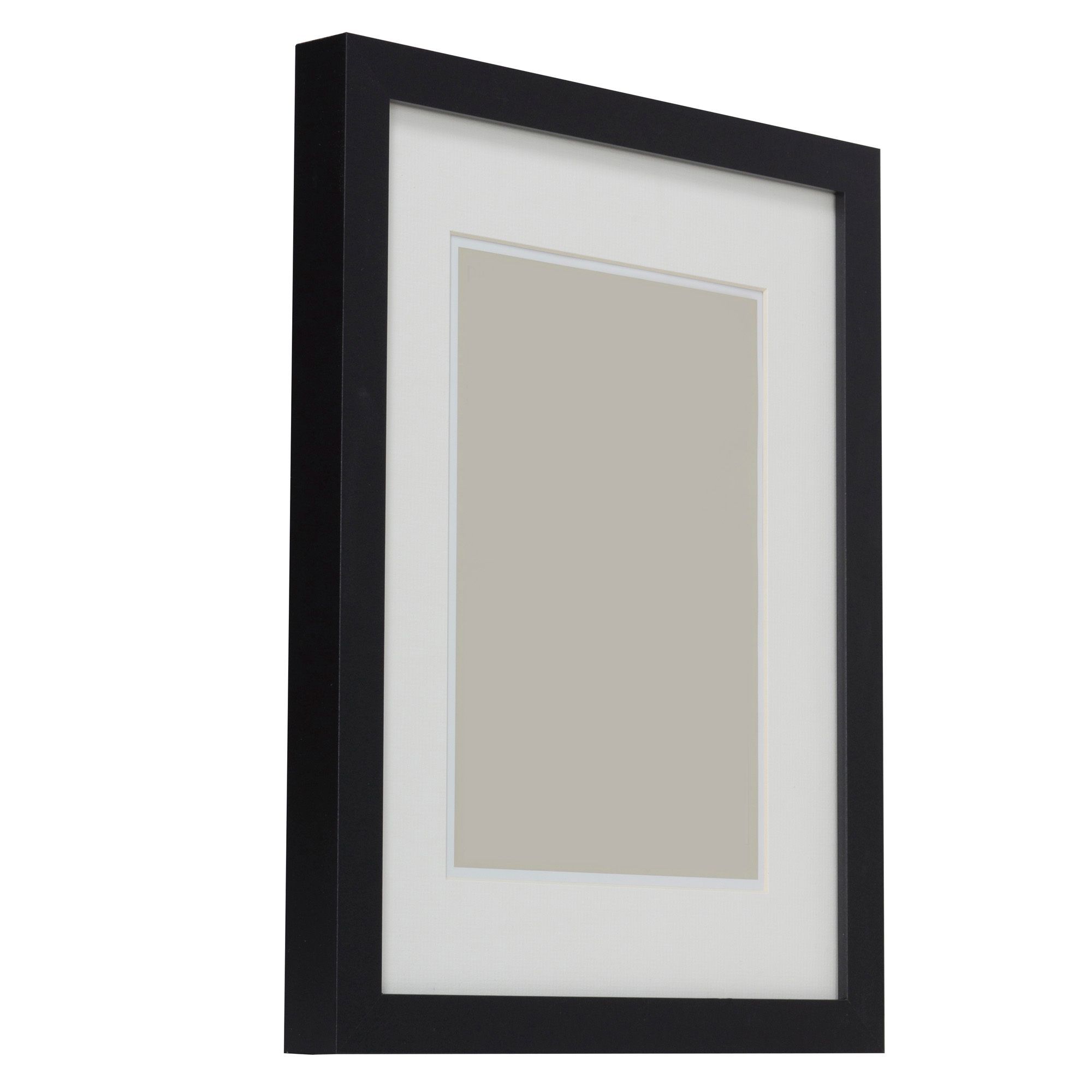 Black Single Frame Wood Picture Frame (H)44cm x (W)34cm | Departments ...