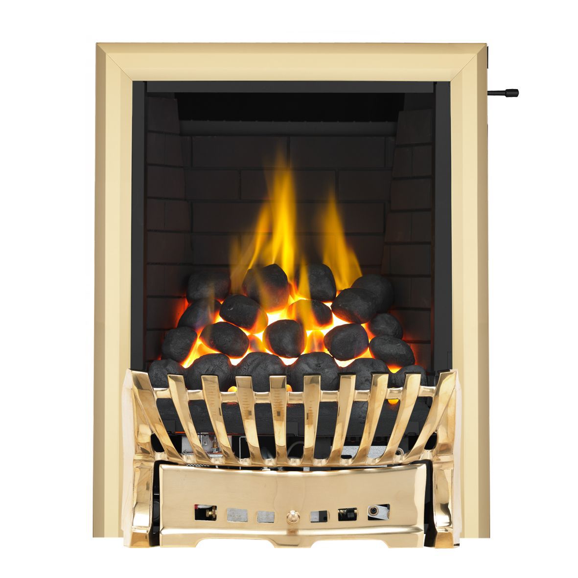 Focal Point Elegance Full Depth Brass Slide Control Inset