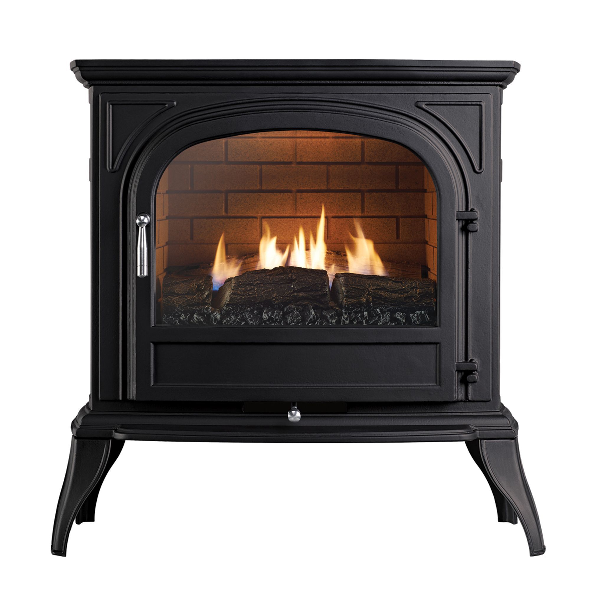 Focal Point Dalvik Black Gas Stove Departments DIY at B&Q