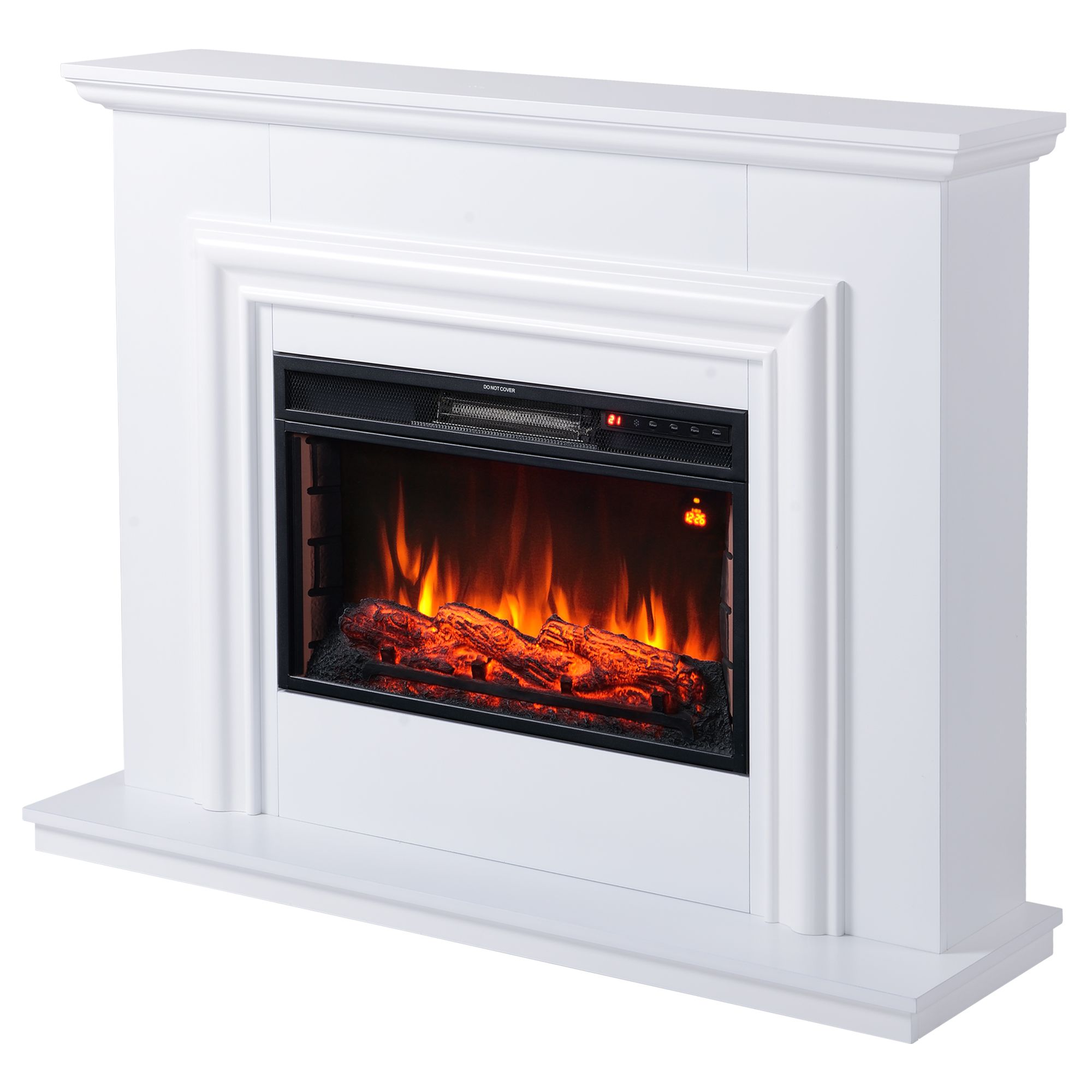 Focal Point Amersham White Electric Fire Suite Departments Diy