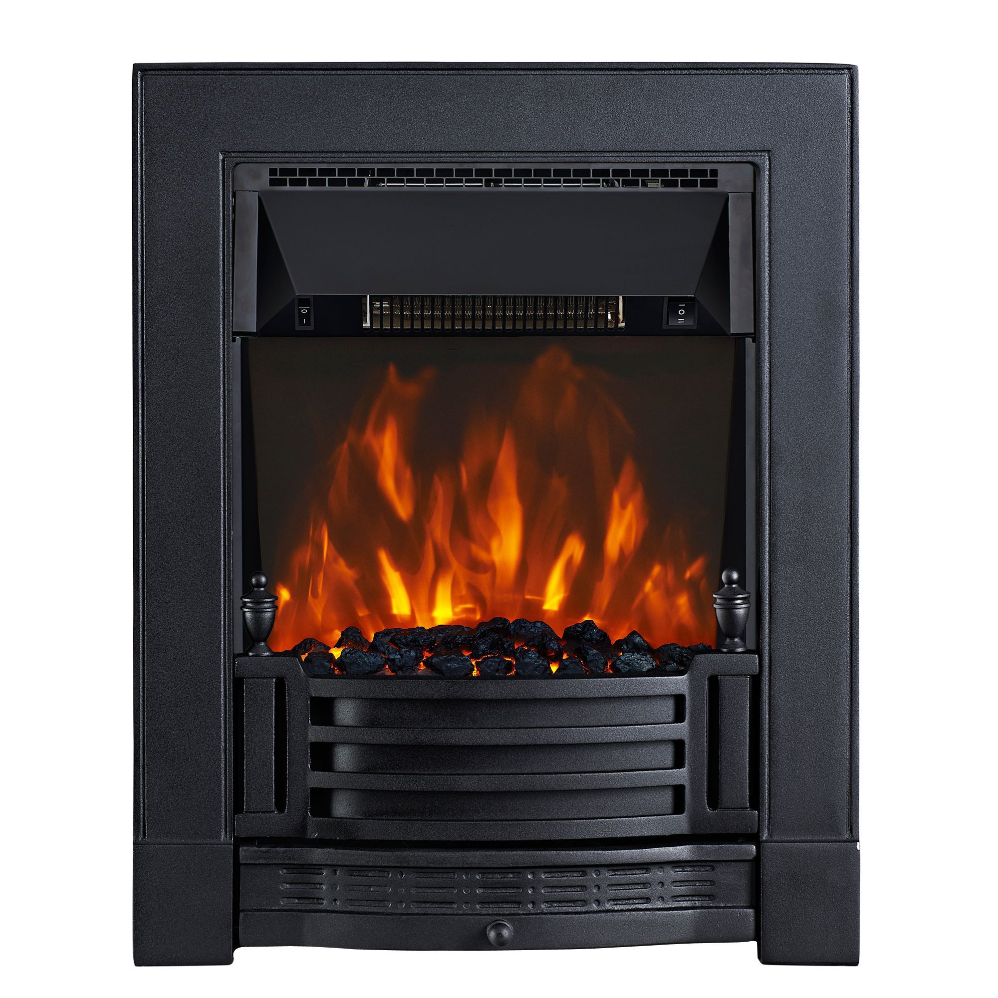 Focal Point Finsbury Cast iron effect Electric Fire Departments DIY