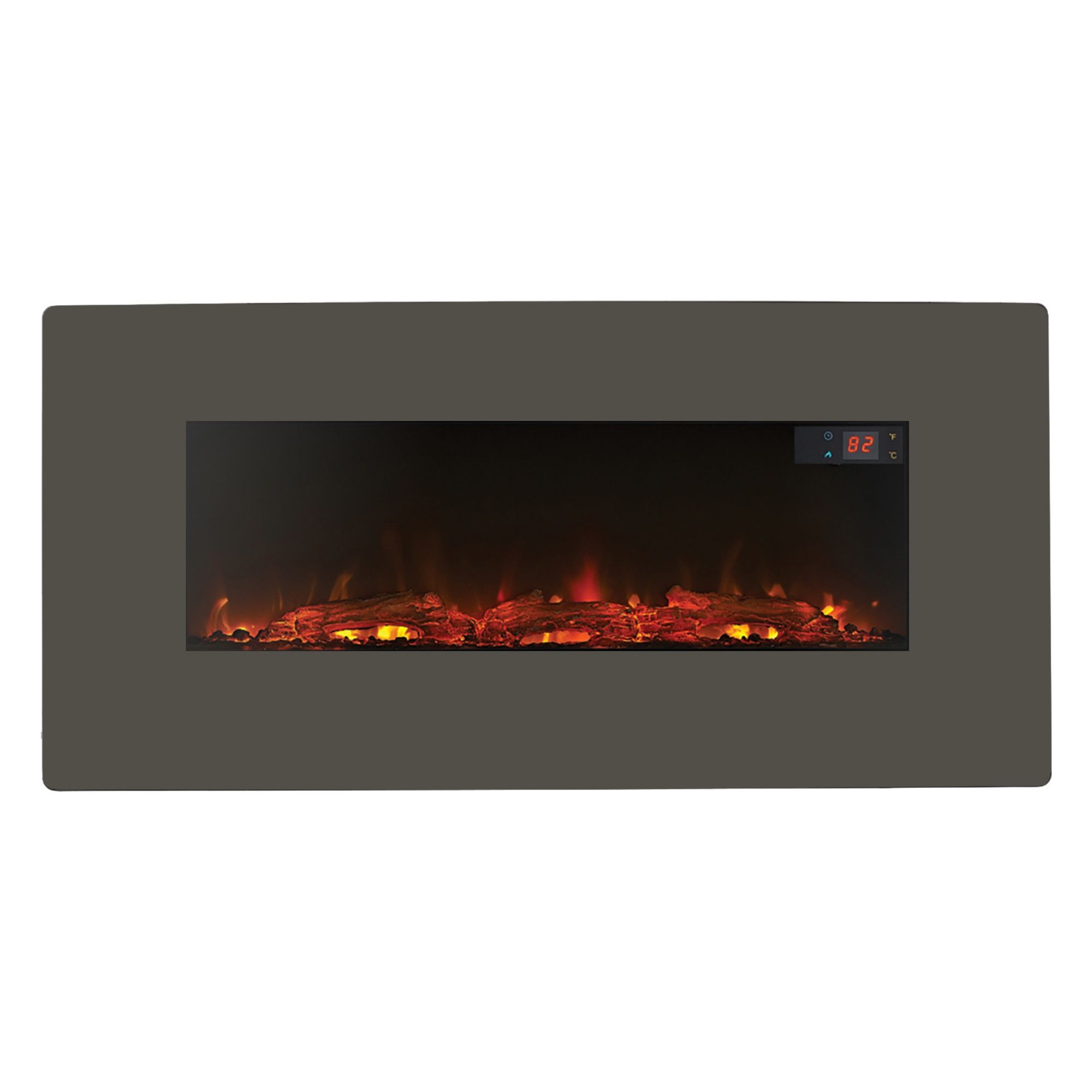 Focal Point Pasadena Grey Led Remote Control Electric Fire