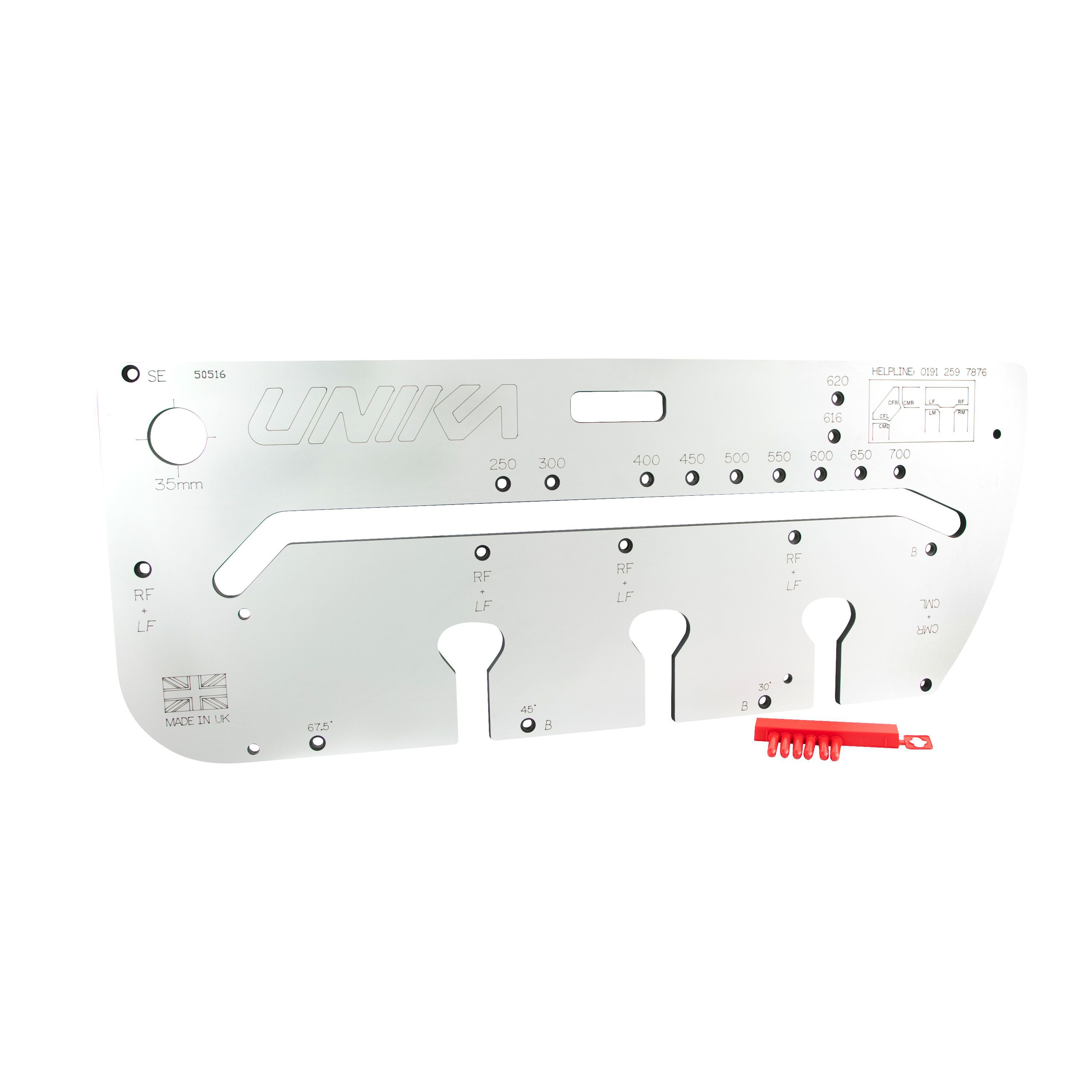 Unika Worktop router jig Departments DIY at B&Q