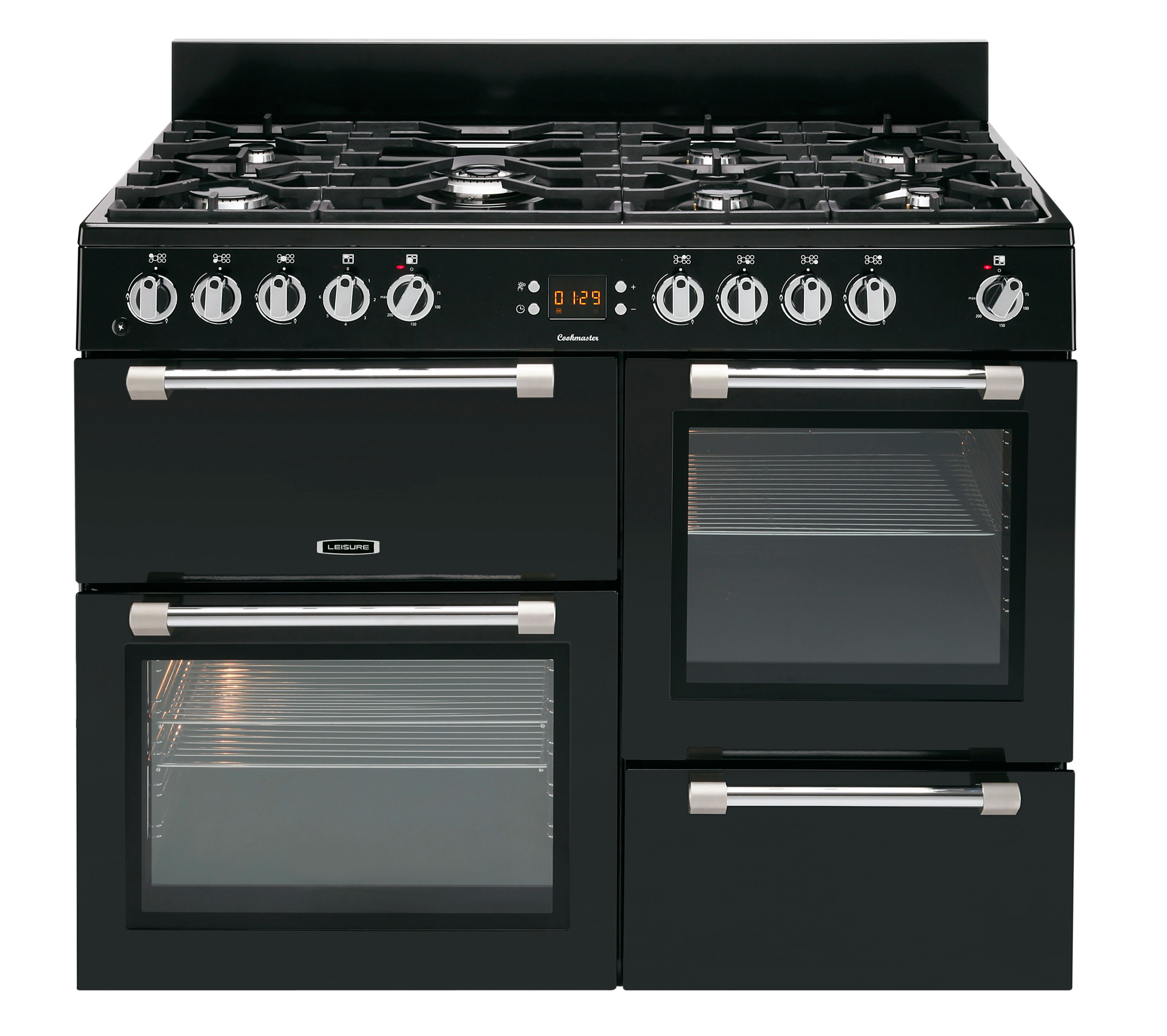 Leisure Freestanding Dual Fuel Range Cooker with Gas Hob, CK110F232K