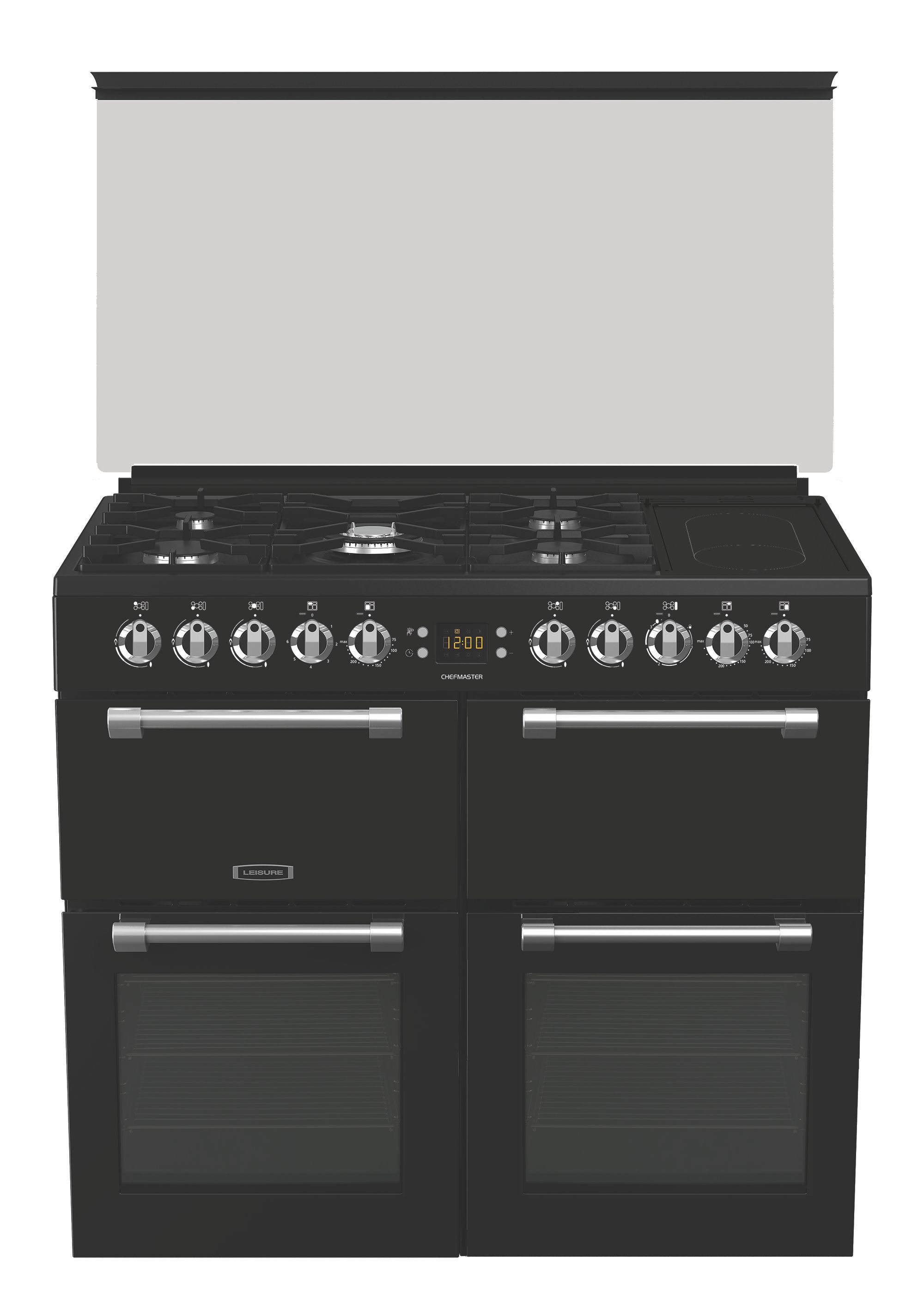 Leisure Freestanding Dual fuel Range cooker with Gas & electric hob