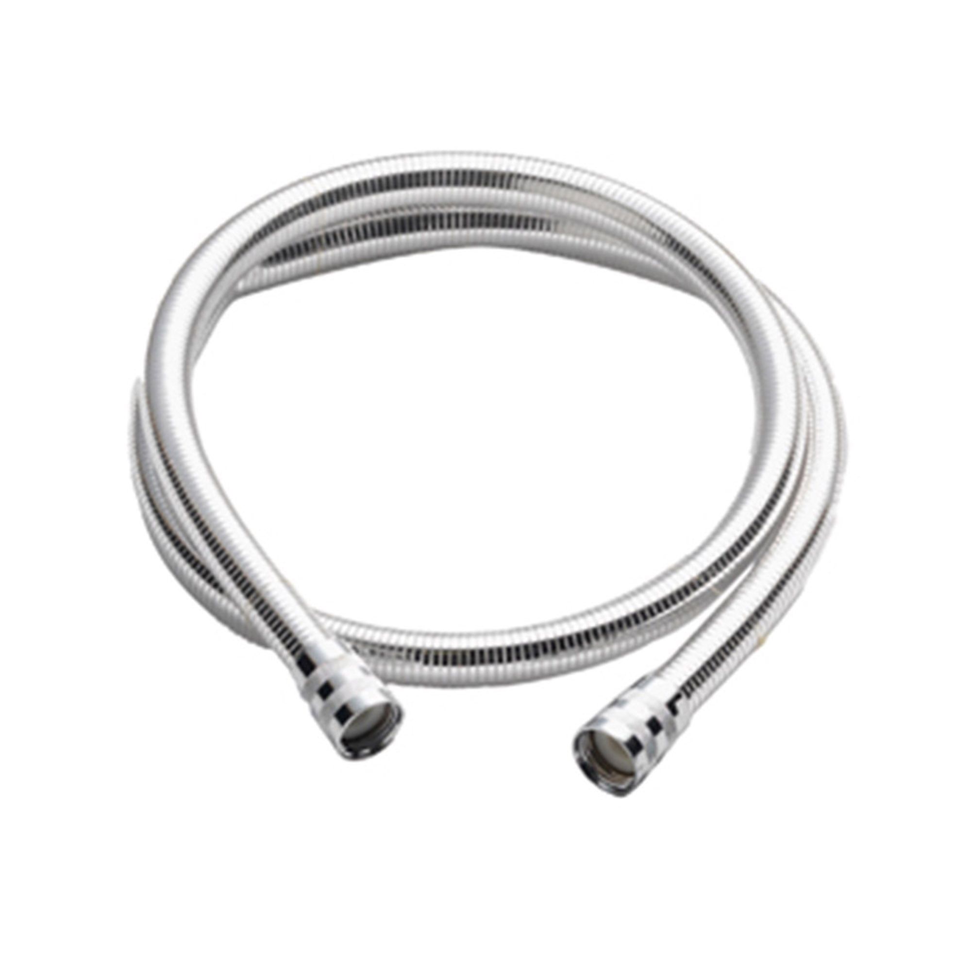 Aqualisa Chrome Effect PVC Shower Hose 1.25M Departments DIY at B&Q