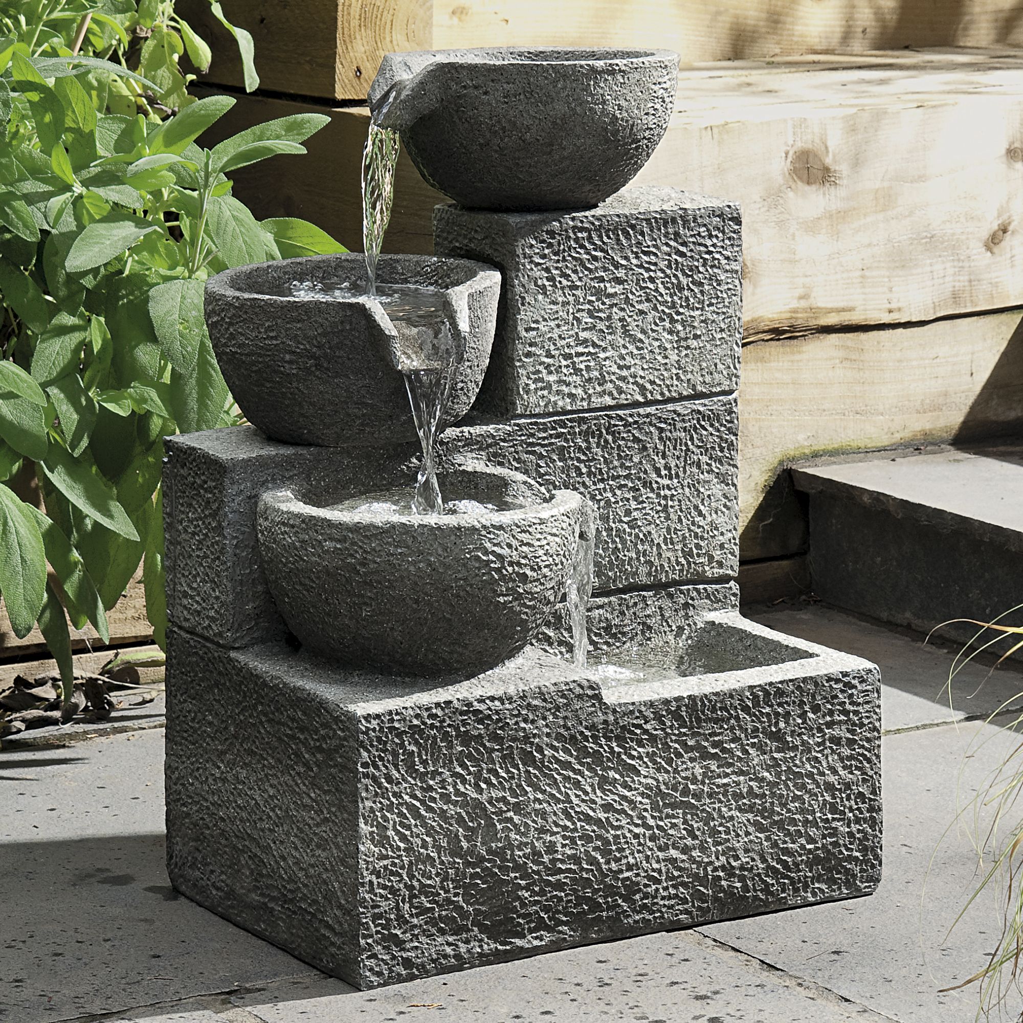 Gardman 3 tier cascade Water feature | Departments | DIY ... on {keyword}