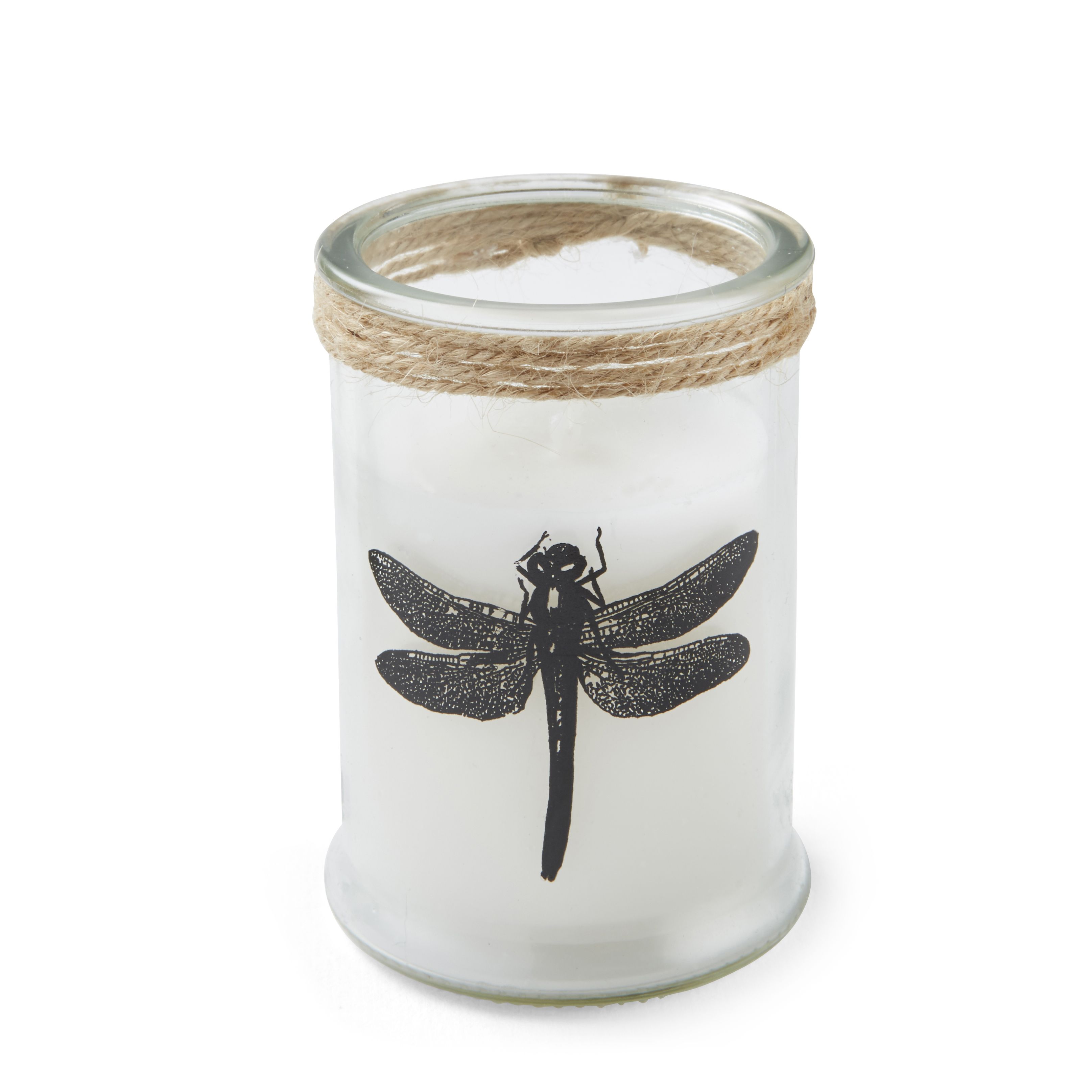 Dragonfly Unscented Candle Small Departments DIY at B&Q