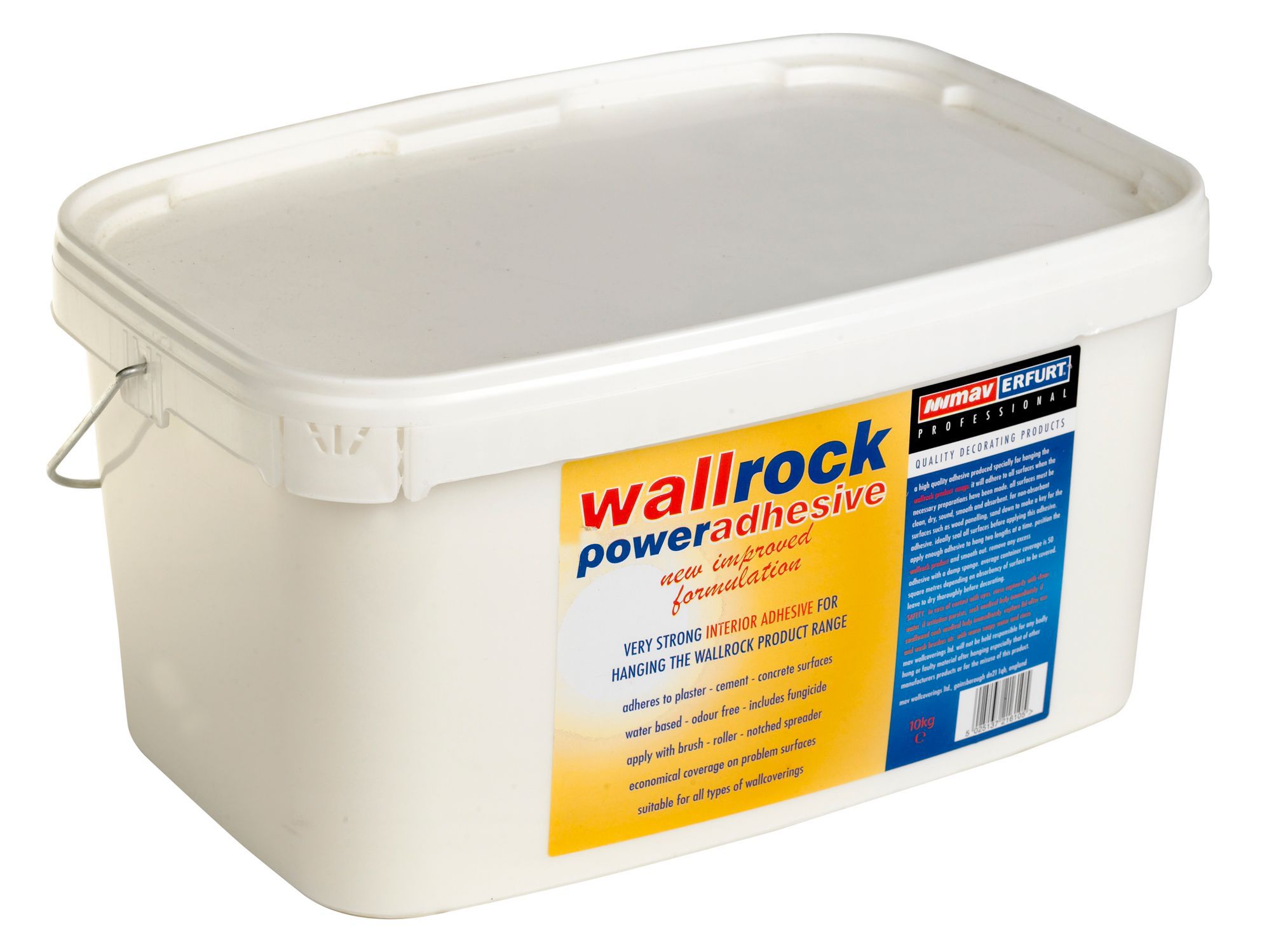 Erfurt Wallrock Ready mixed Wallpaper Adhesive 10kg Departments DIY at B&Q