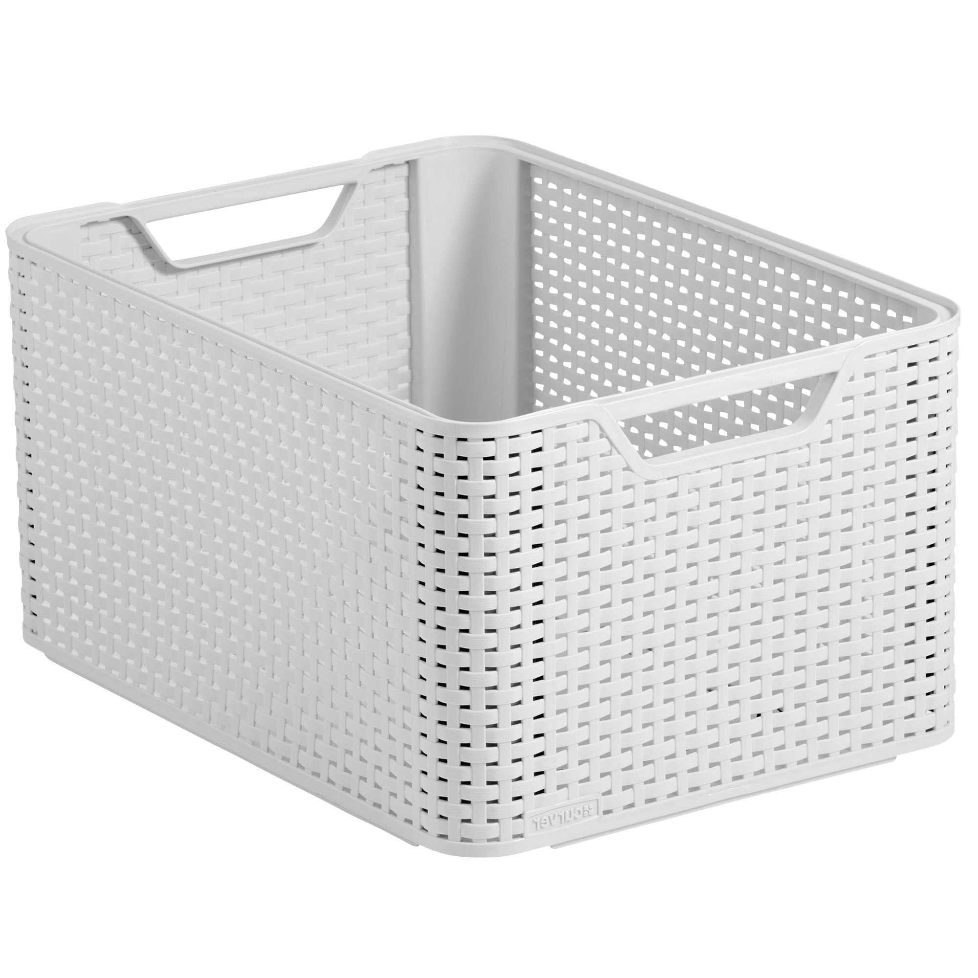Curver White 12L Storage box Departments DIY at B&Q
