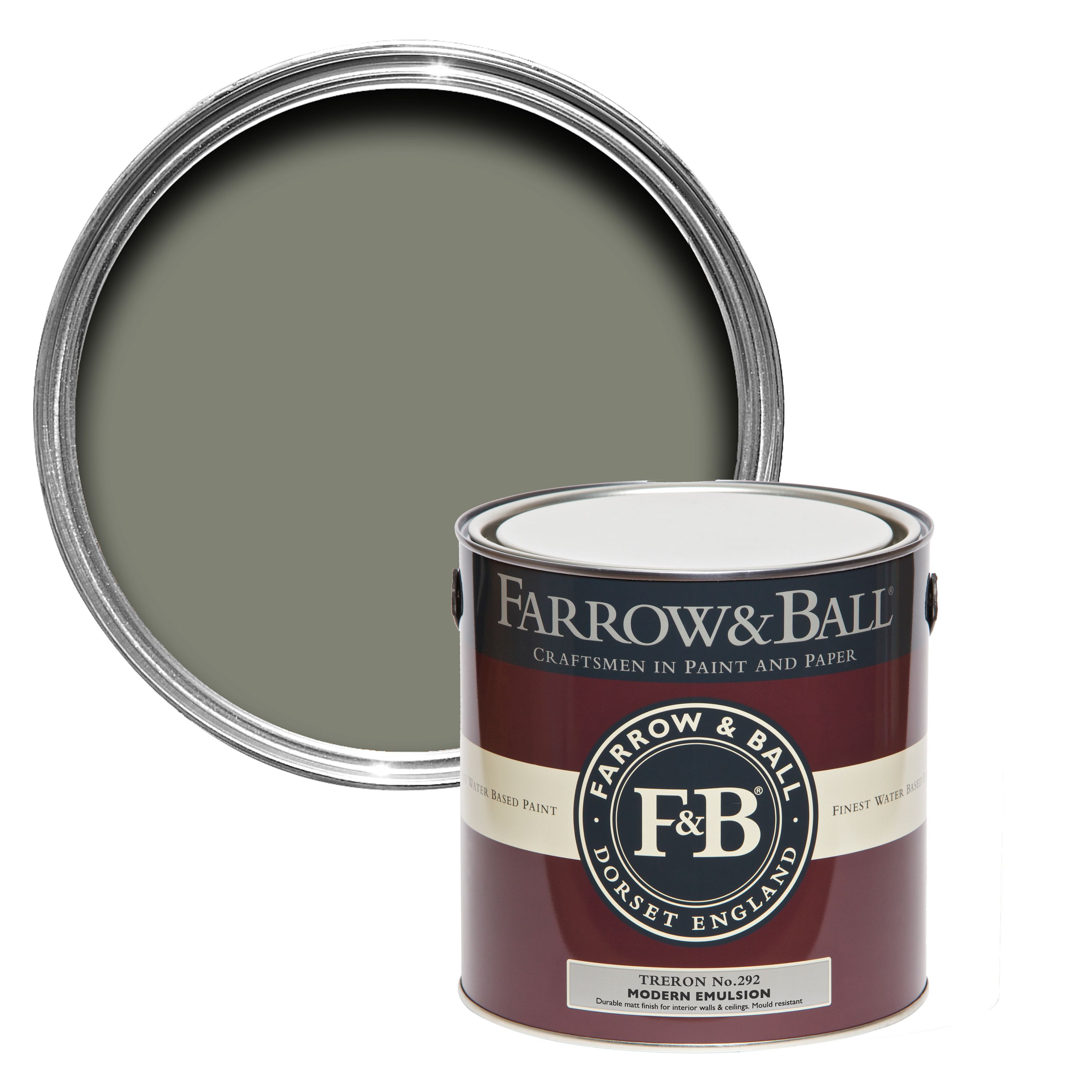 Farrow & Ball Modern Treron no.292 Matt Emulsion paint 2.5L