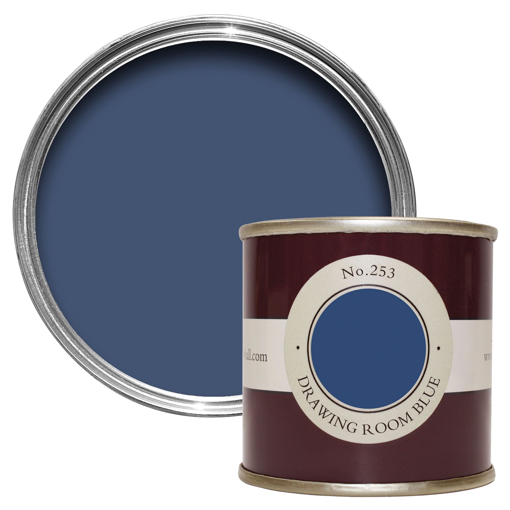 Farrow & Ball Drawing Room Blue no.253 Estate emulsion paint 0.1L