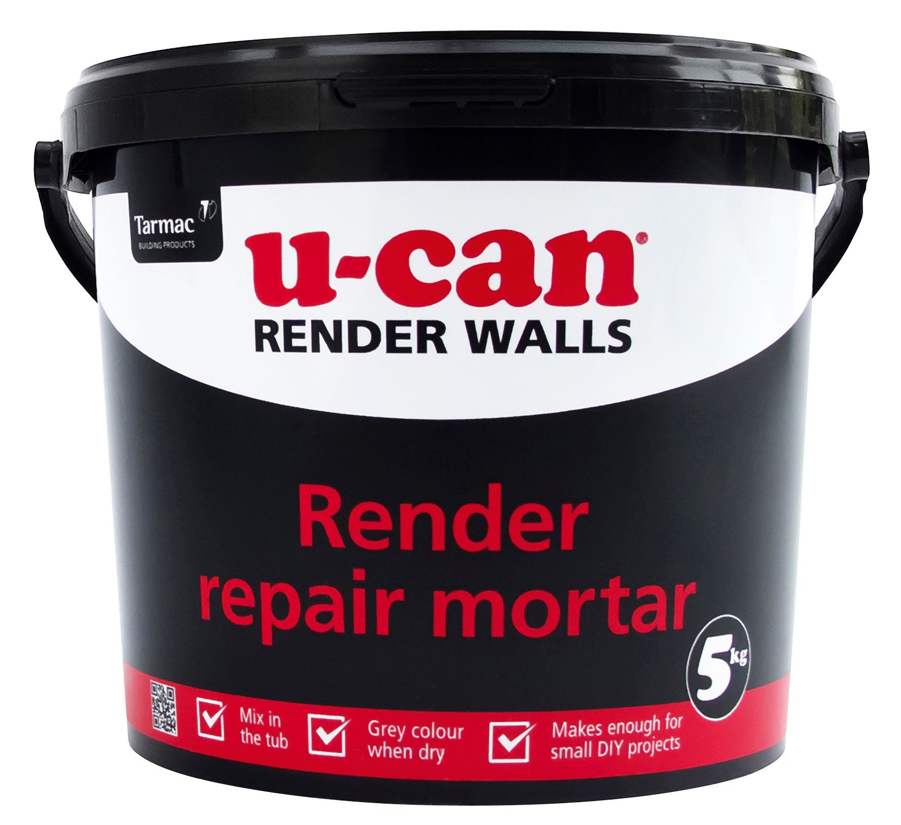 U-Can Render repair mortar 5kg Tub Departments DIY at B&amp;Q