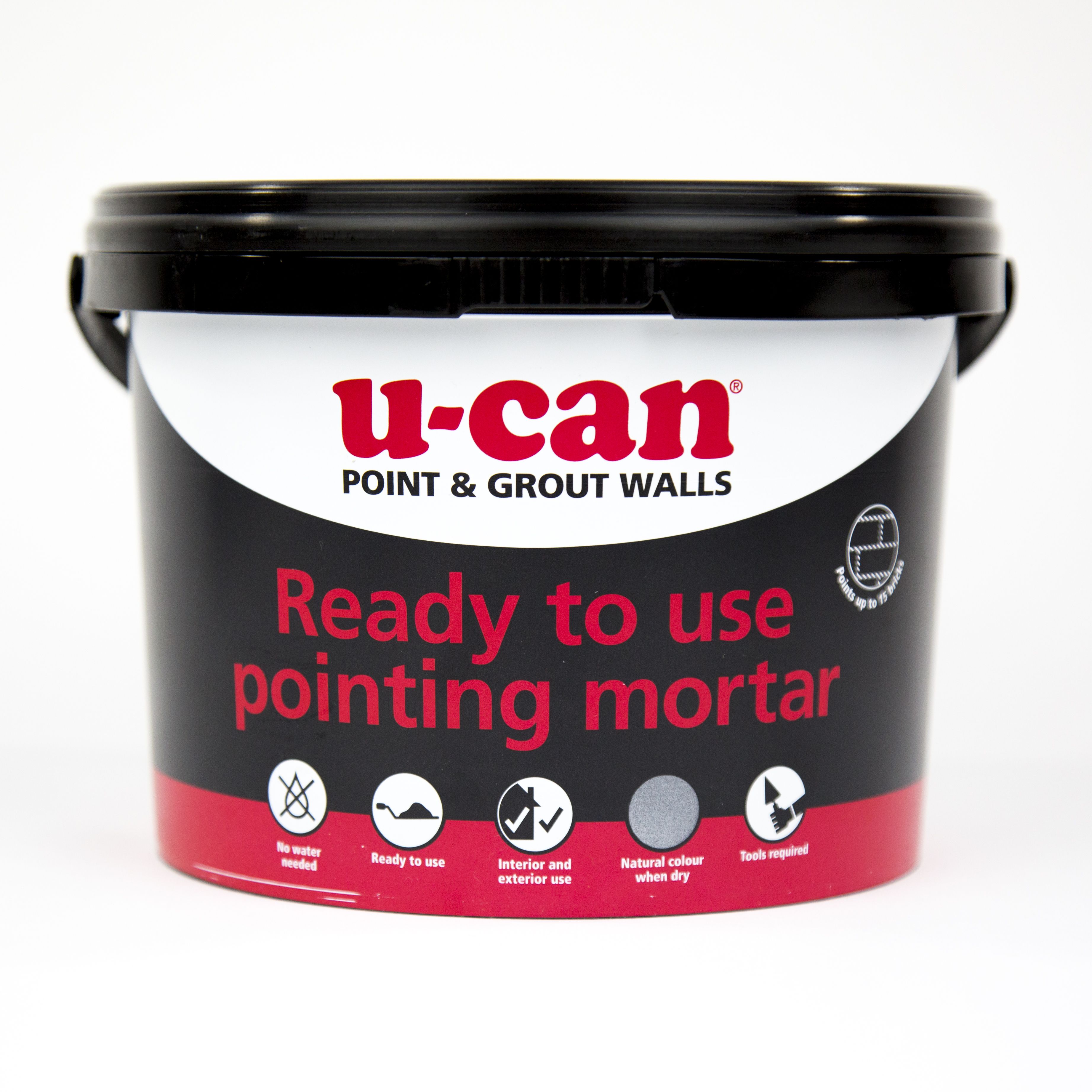 U Can Ready Mixed Pointing Mortar 4kg Tub Departments Diy At Bandq