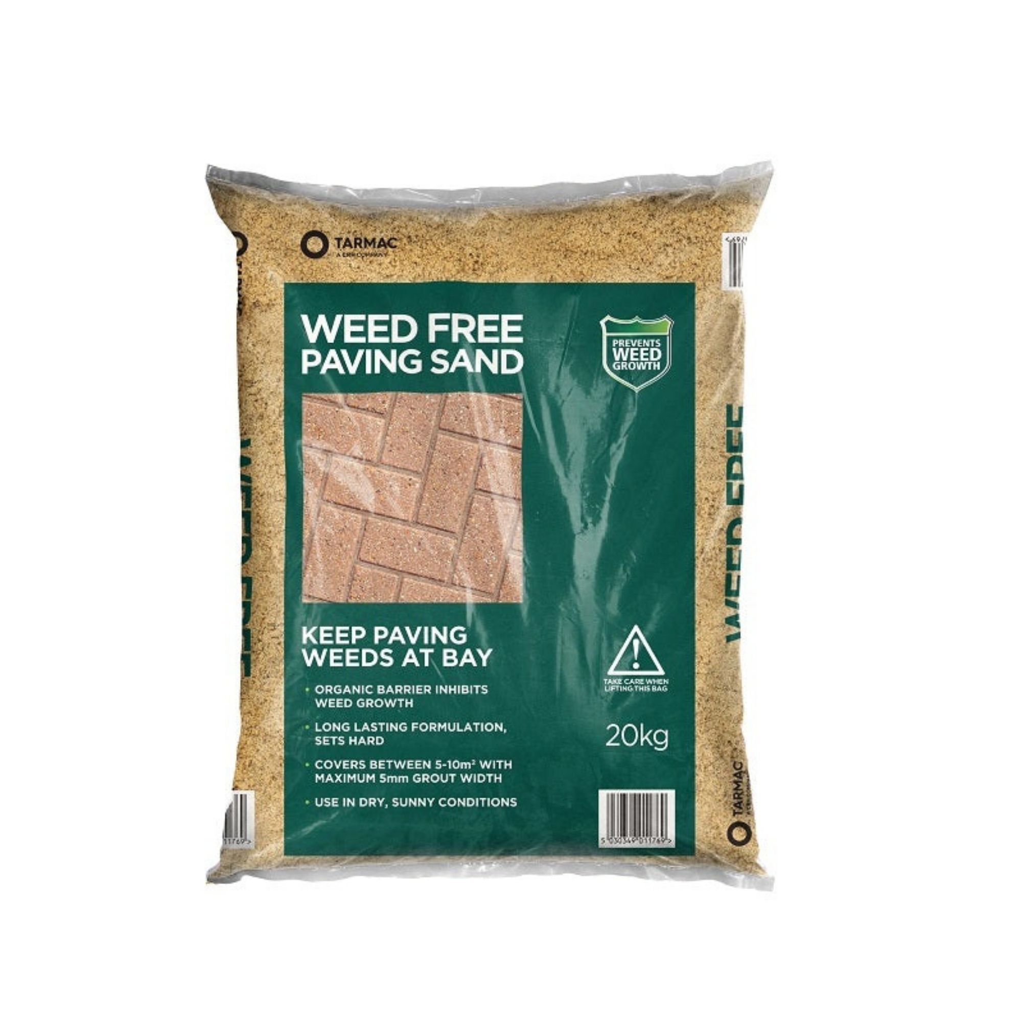 Tarmac Weed Free Paving sand, 20kg Bag Departments DIY at B&Q