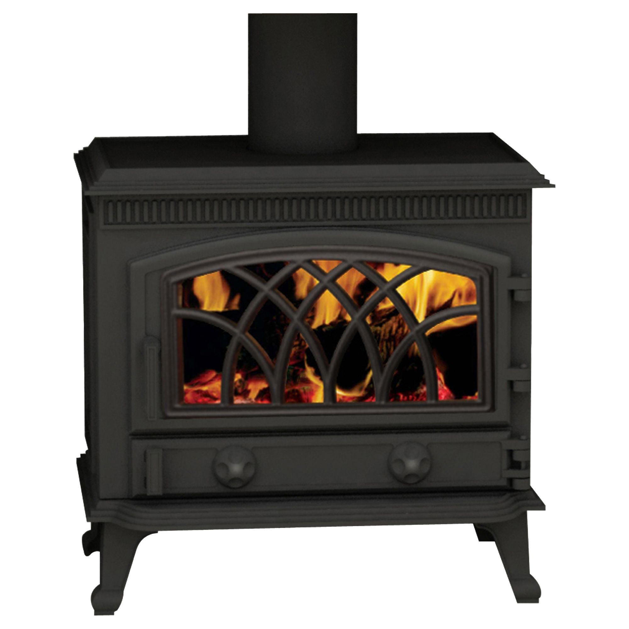 Be Modern Windsor Black Solid fuel Stove Departments DIY at B&Q