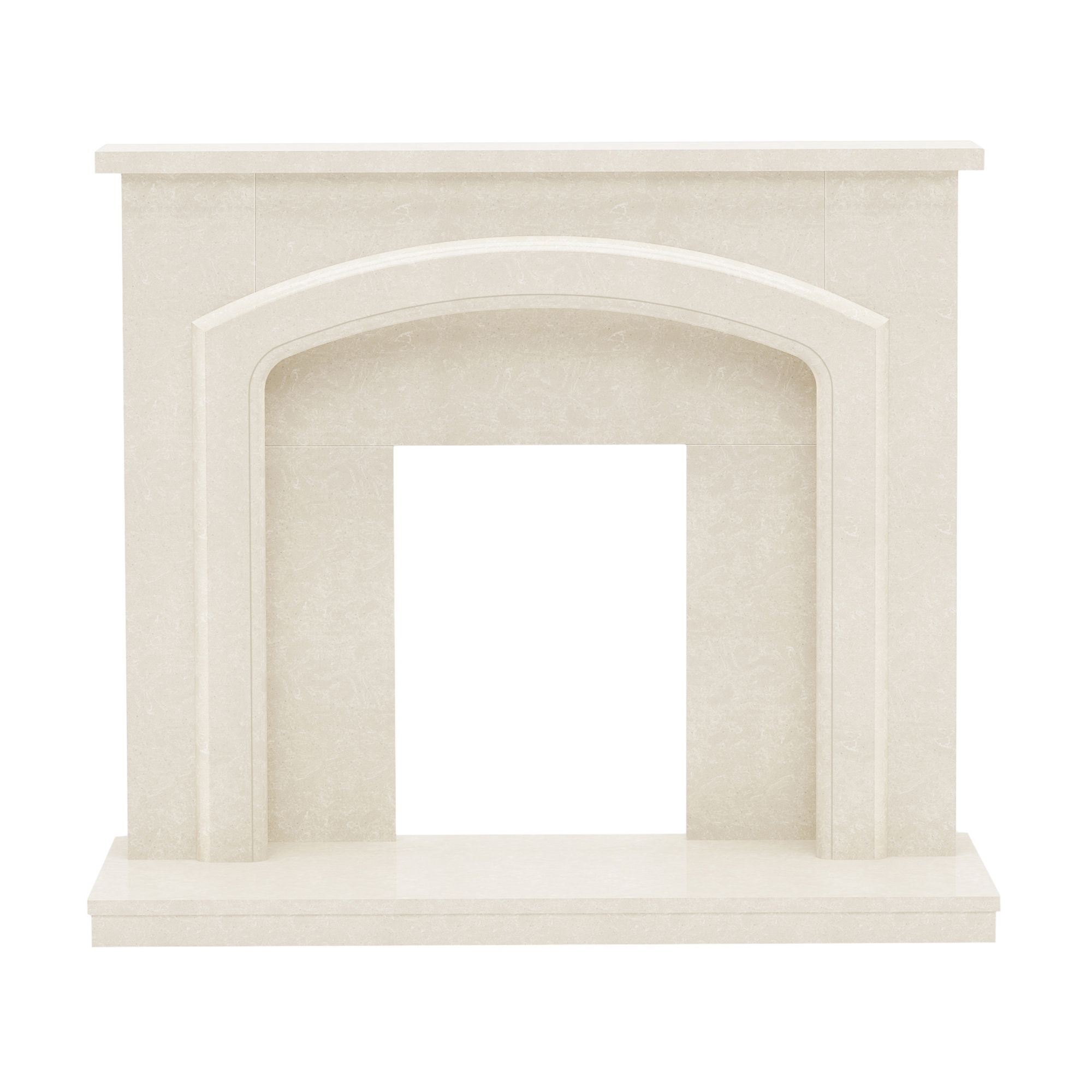 Be Modern Perlita Manila Fire surround Departments DIY at B&Q