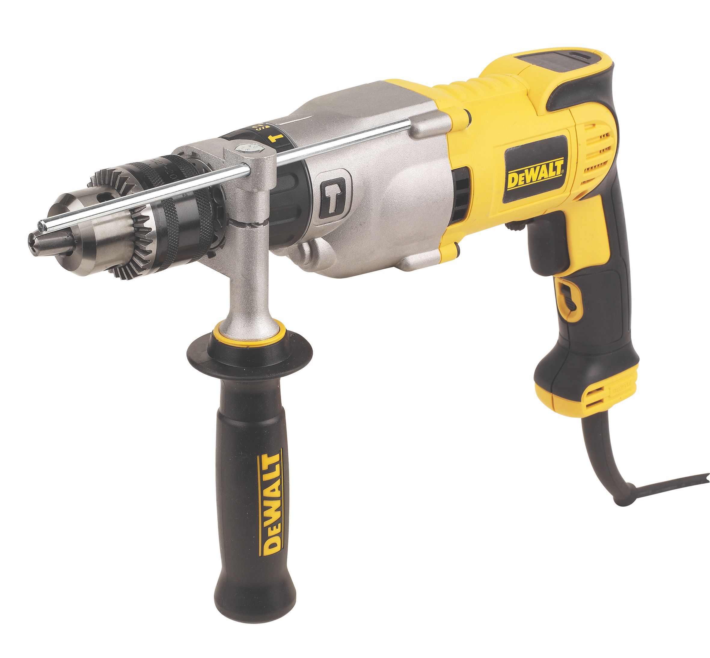 DeWalt 1300W 110V Corded Keyed Chuck Brushed Diamond Core Drill D21570K ...