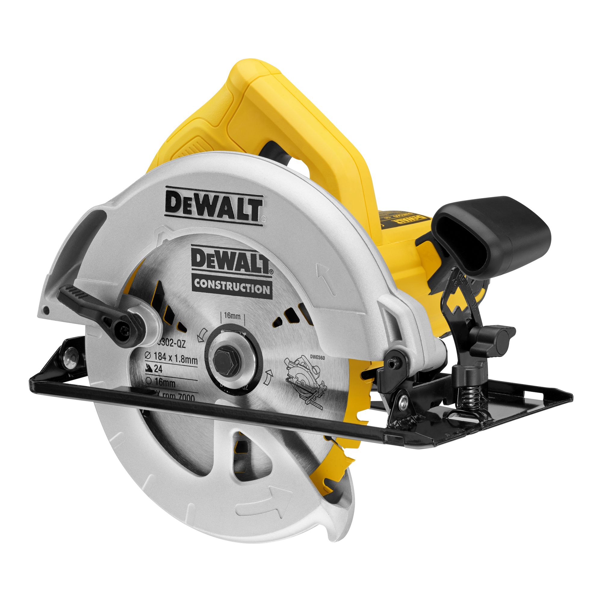 Dewalt 1350W 240V 184mm Circular Saw DWE560-GB | Departments | DIY At B&Q