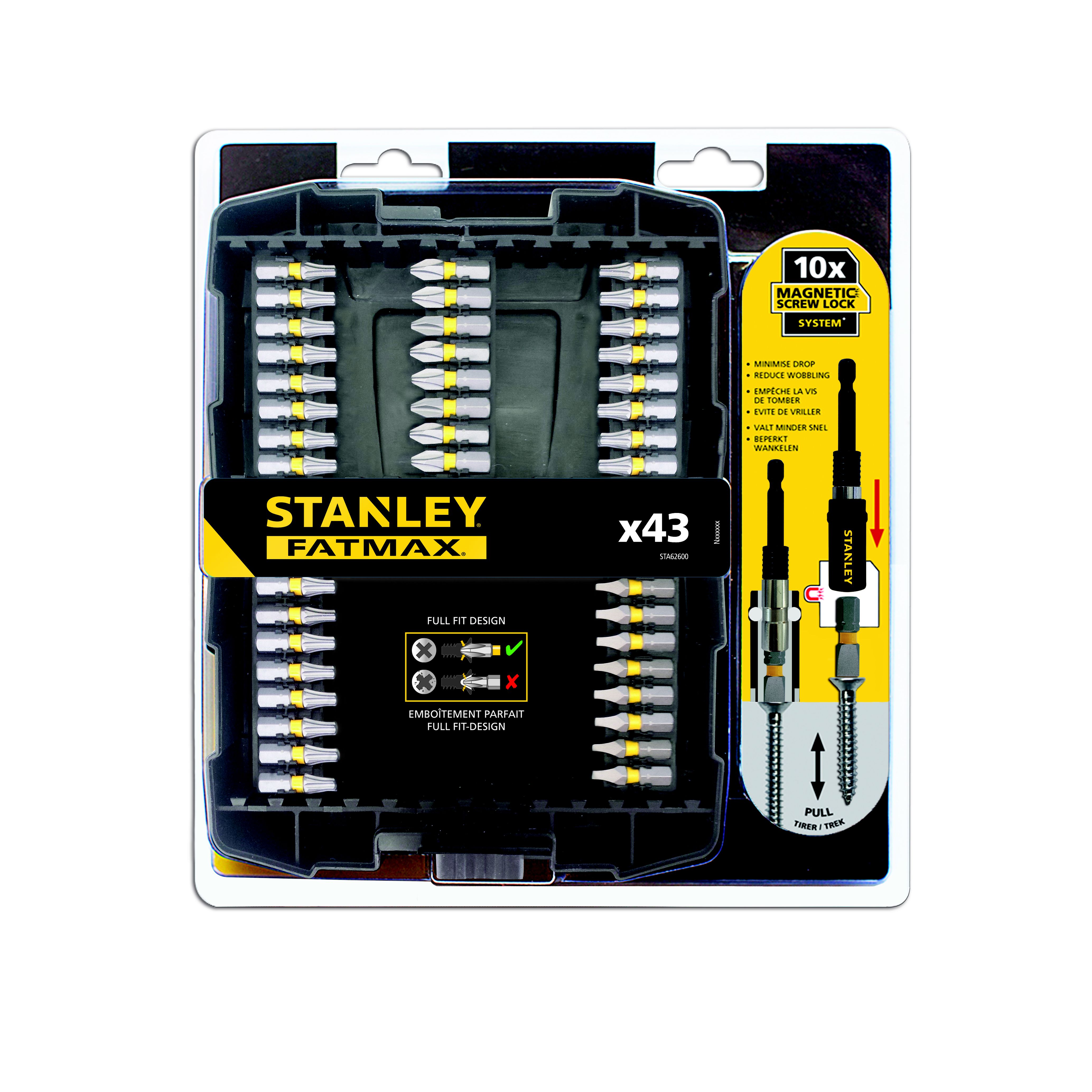 Stanley FatMax Screwdriver & bit Set Departments DIY at B&Q