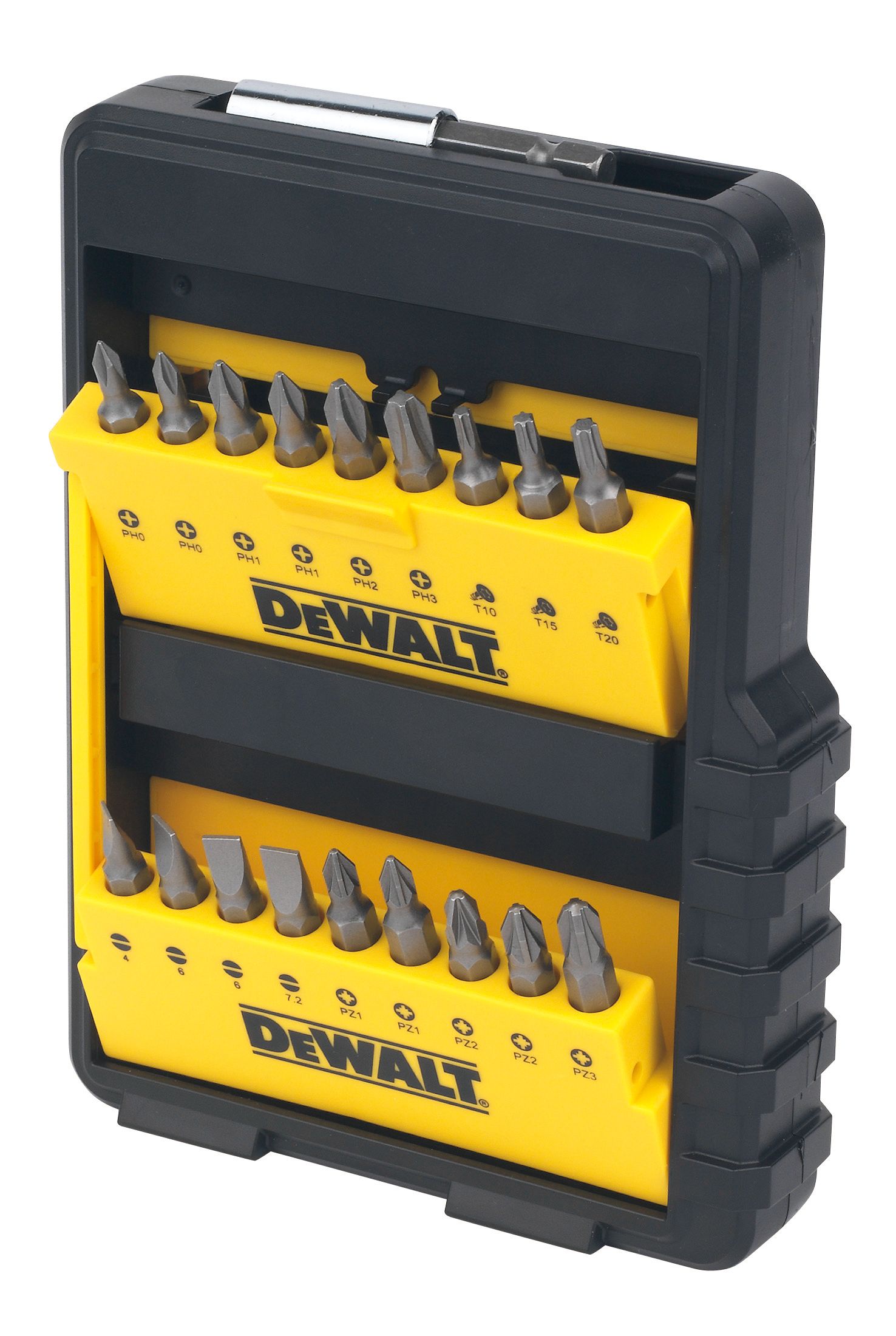 DeWalt Combination Screwdriver & Metal Drill Bit Set 160mm