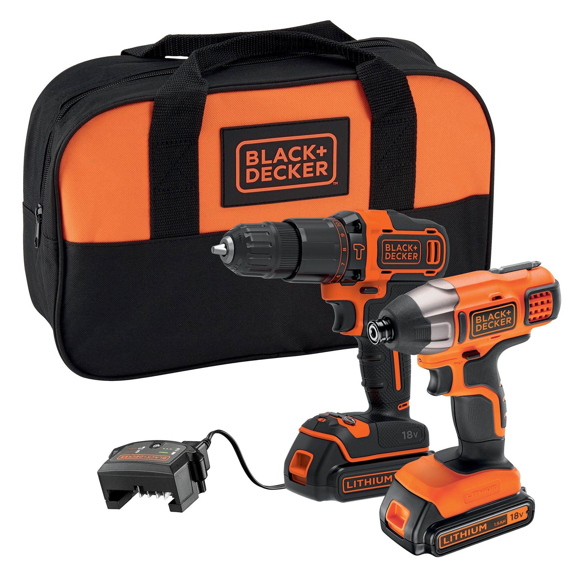 black-decker-18v-1-5ah-li-ion-combi-drill-impact-driver-twin-pack-2