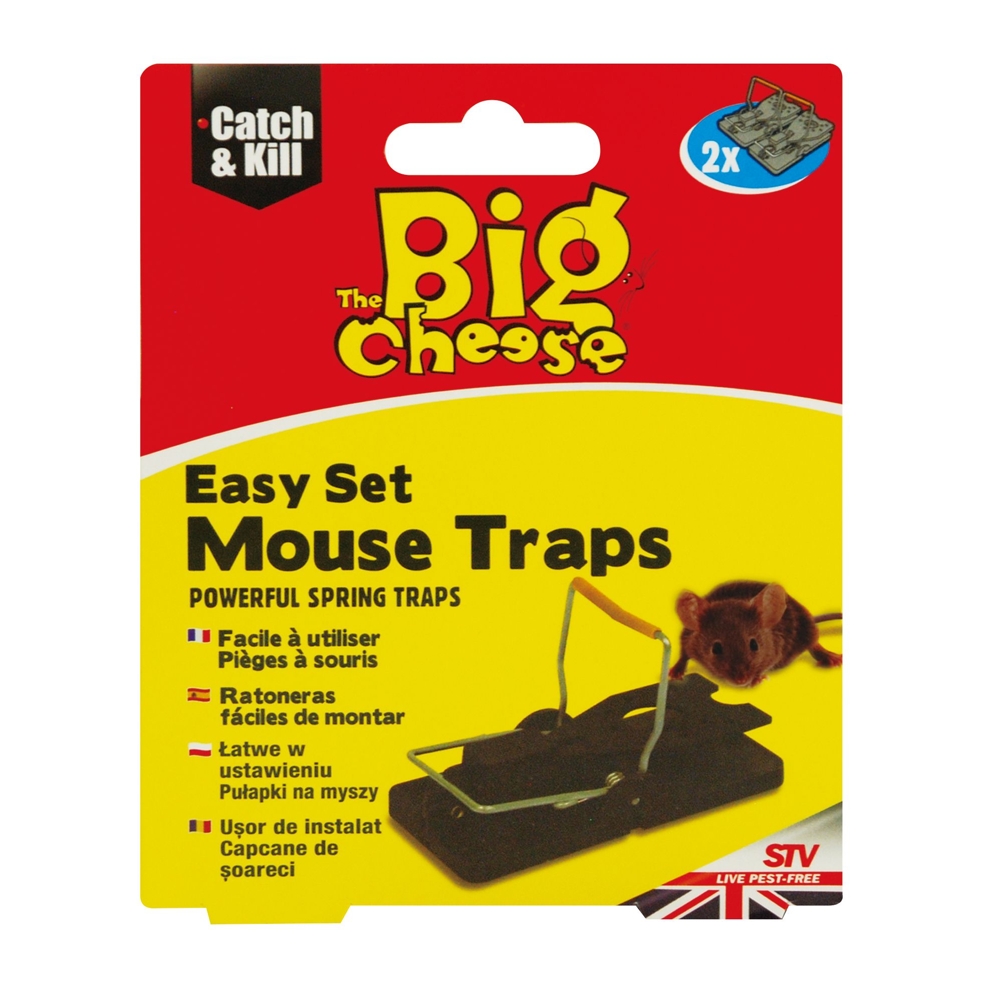 The Big Cheese Mouse Trap, Pack Of 2 | Departments | DIY At B&Q