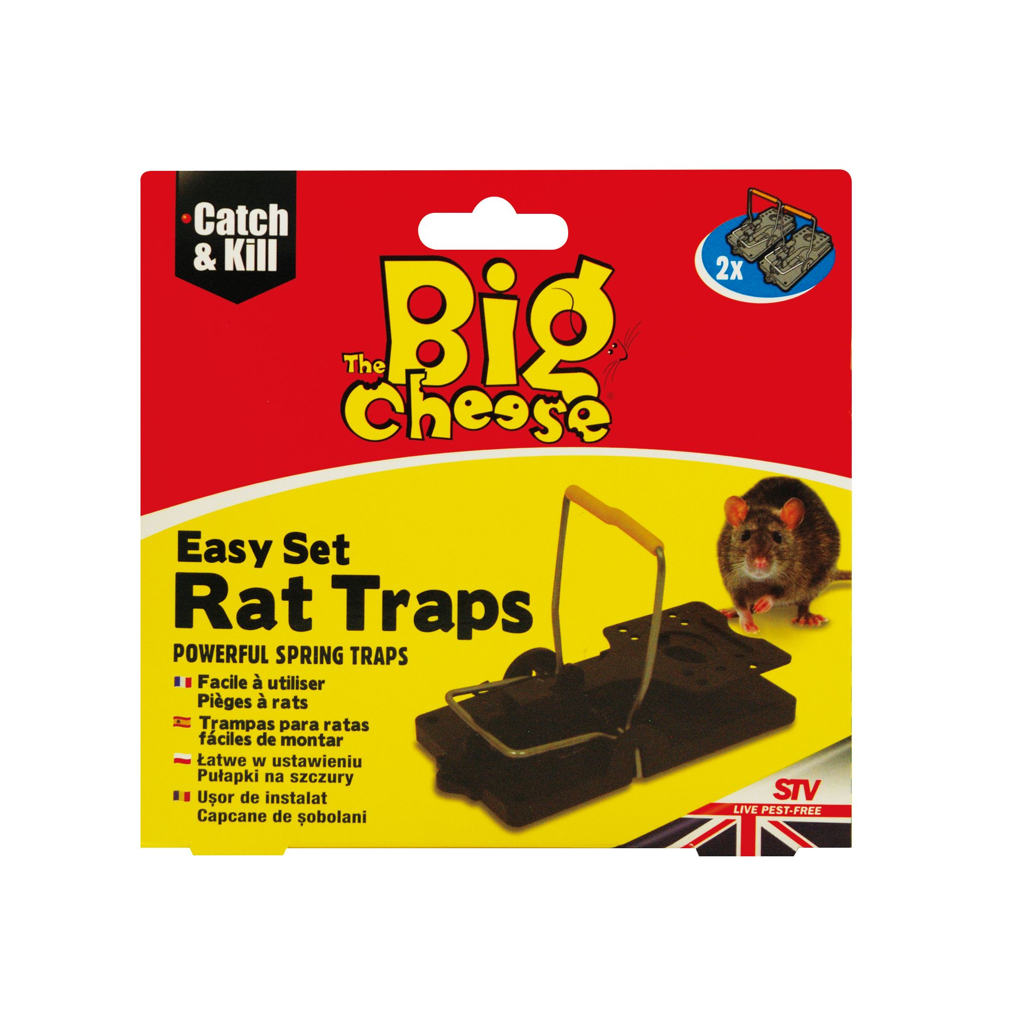 The Big Cheese Rat trap, Pack of 2 | Departments | DIY at B&Q