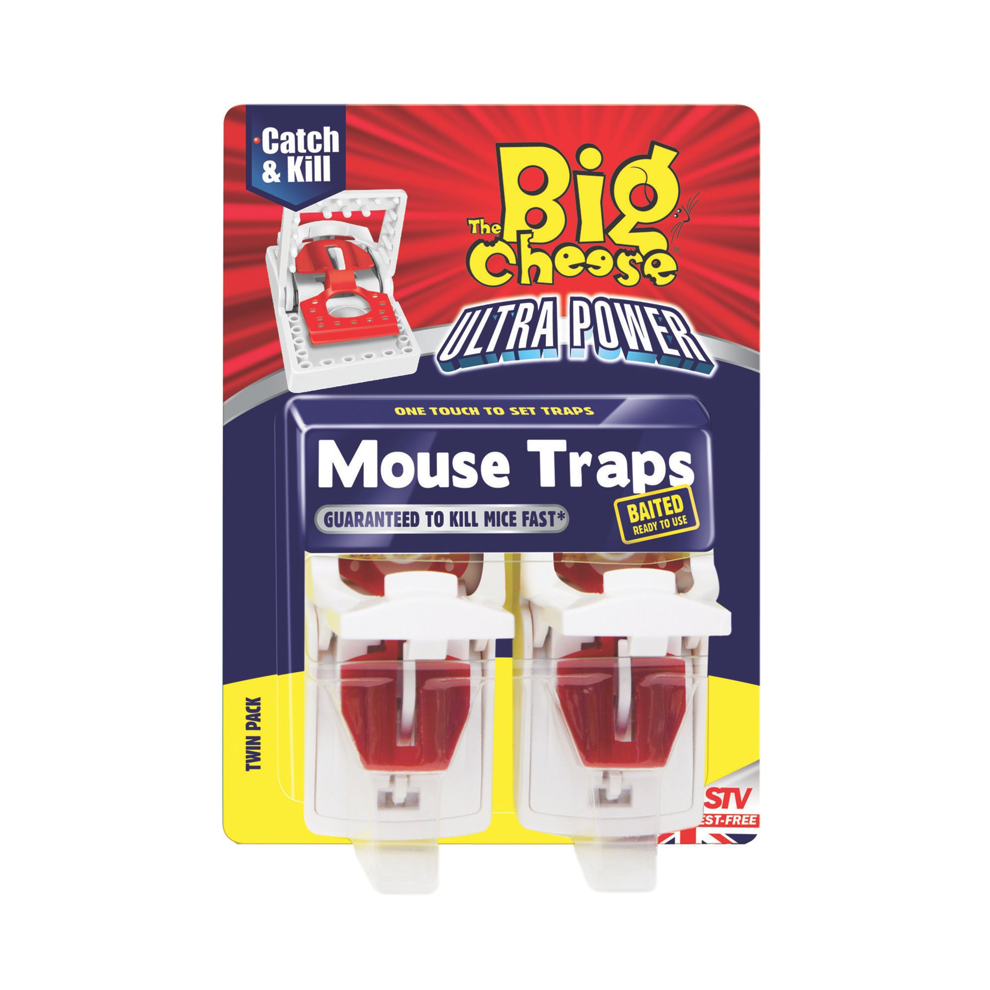 The Big Cheese Mouse trap 108g Departments DIY at B&Q