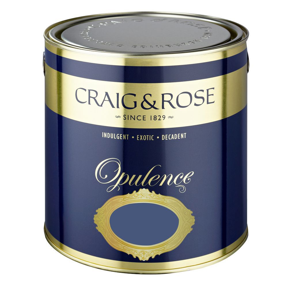 Craig & Rose Opulence Regal Blue Matt Emulsion Paint 2.5L Departments