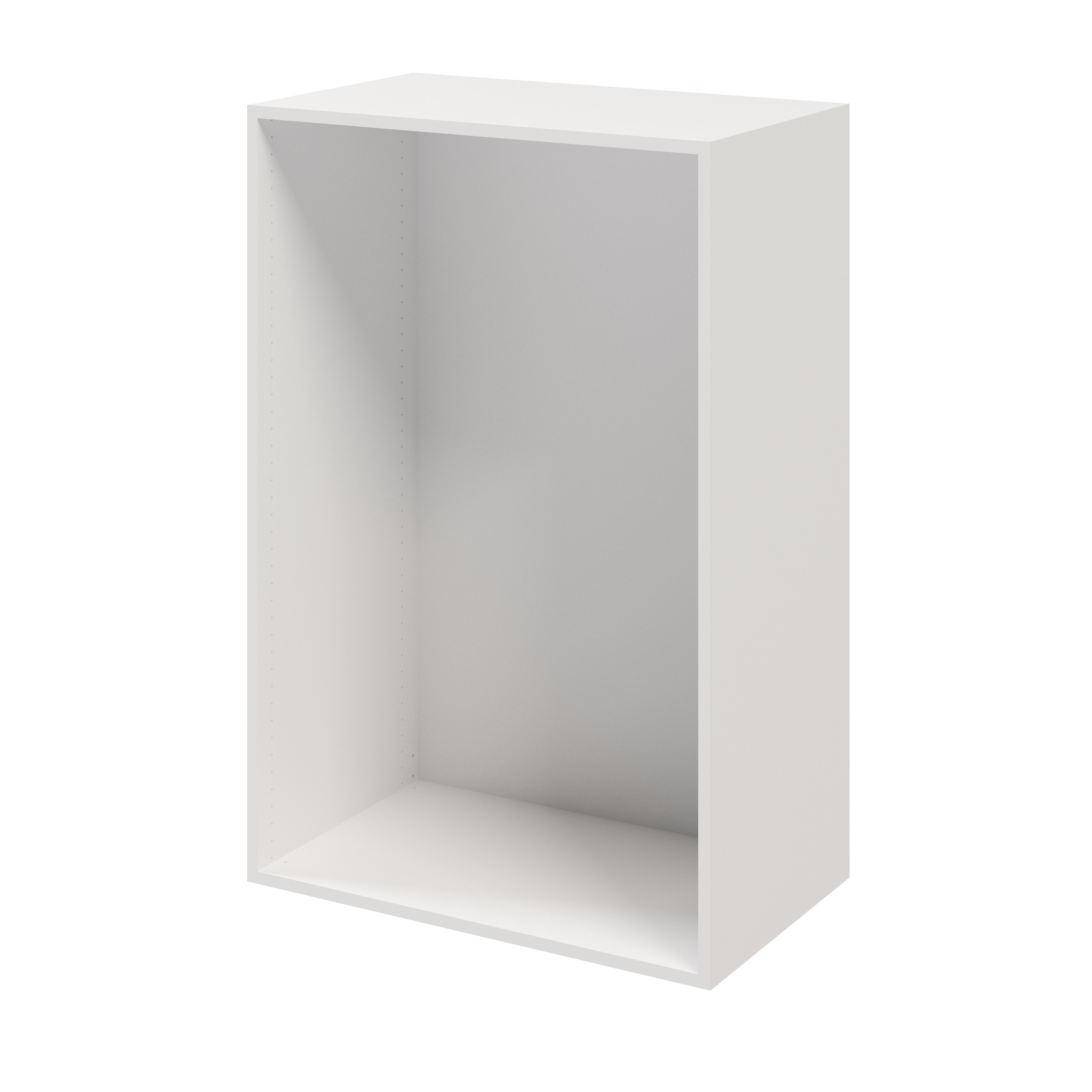 GoodHome Atomia Matt White Modular furniture cabinet, (H)1125mm (W)750mm (D)450mm