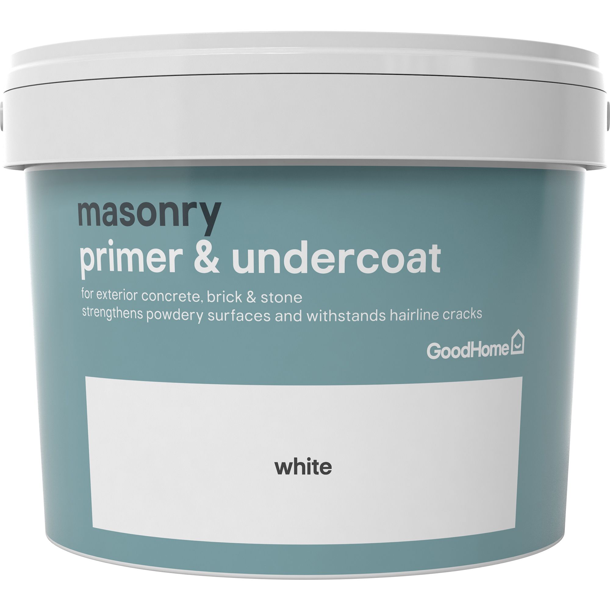 GoodHome White Masonry Primer & undercoat, 10L Departments DIY at B&Q